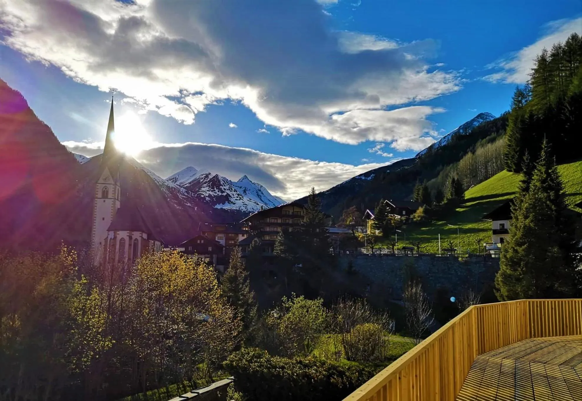 Mountain view in Hotel Rupertihaus