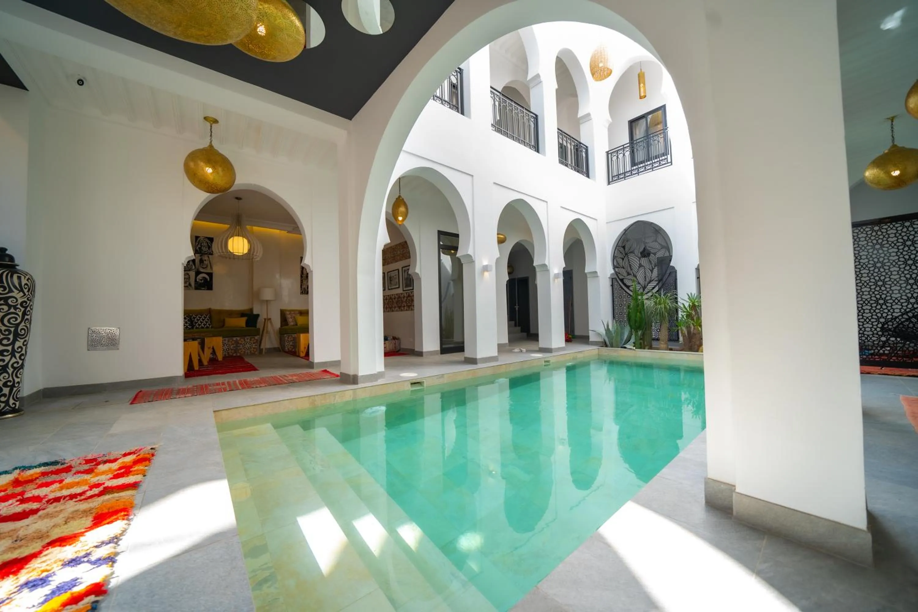Swimming pool in Riad Shanima SPA Marrakech