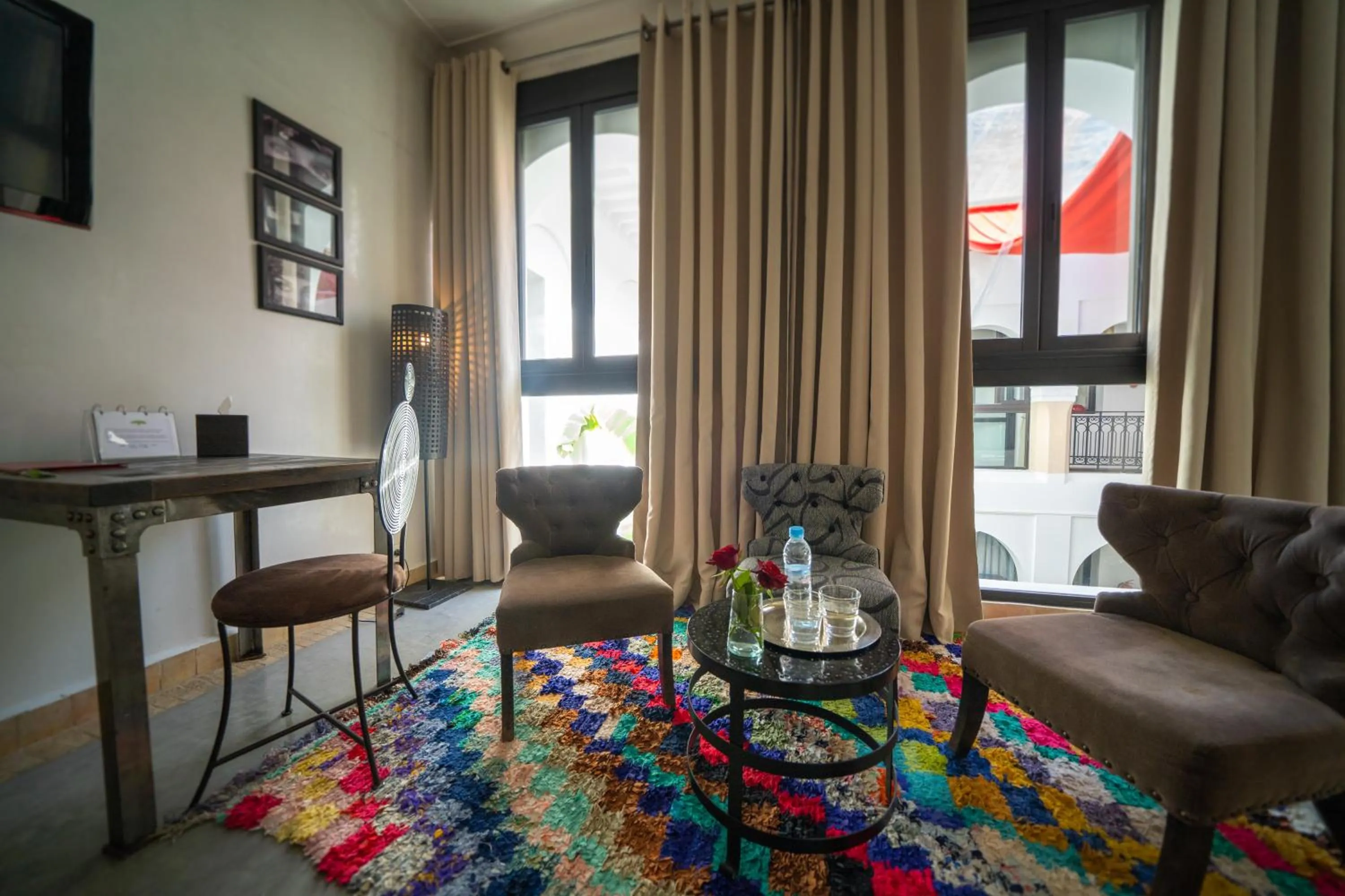 Living room in Riad Shanima SPA Marrakech