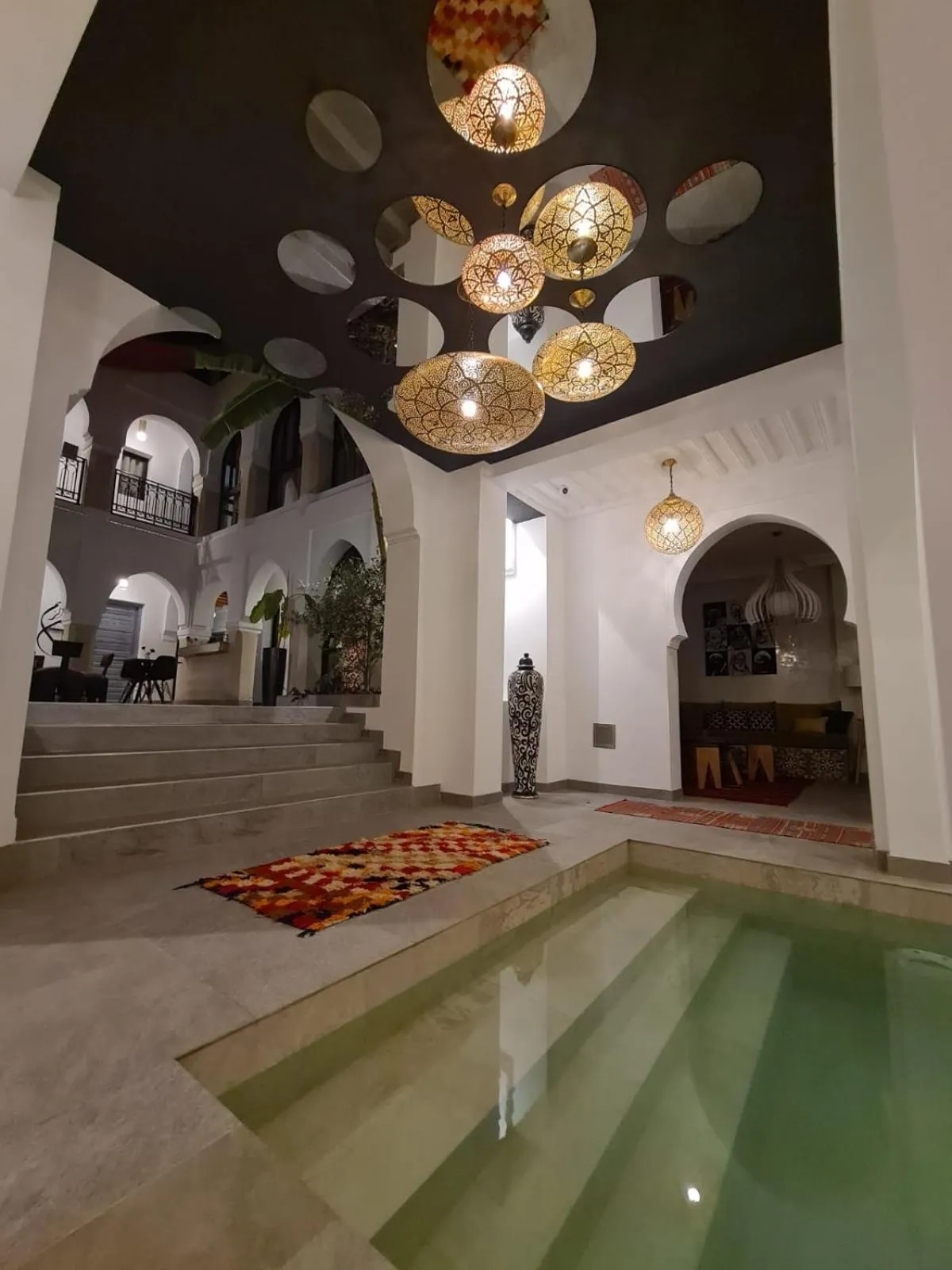Swimming pool in Riad Shanima SPA Marrakech