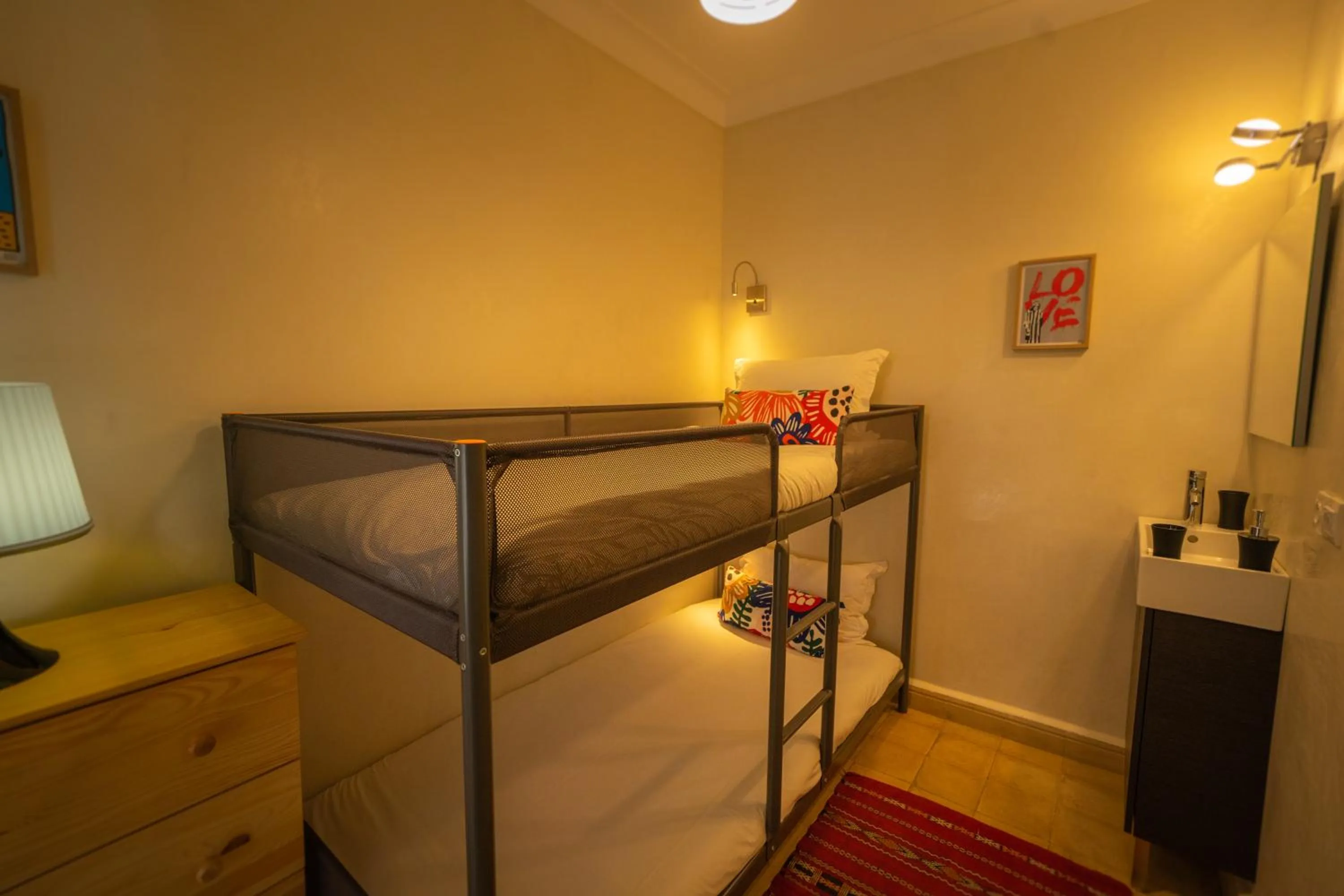 bunk bed, Bed in Riad Shanima SPA Marrakech