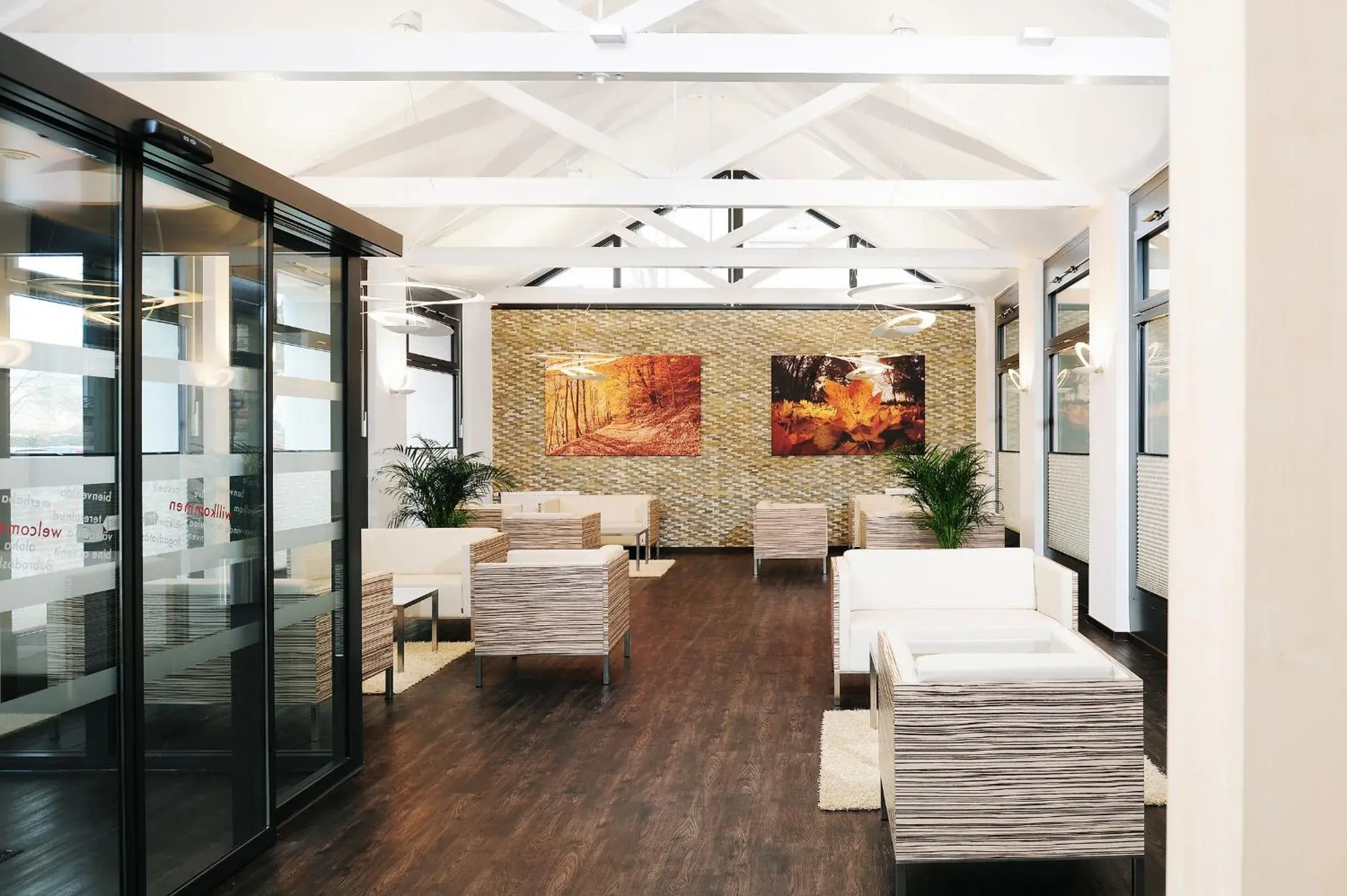 Lobby or reception, Bed in Bildungshaus St. Bernhard - Wohnen und Tagen Lobby or reception, Bed in Bildungshaus St. Bernhard - Wohnen und Tagen