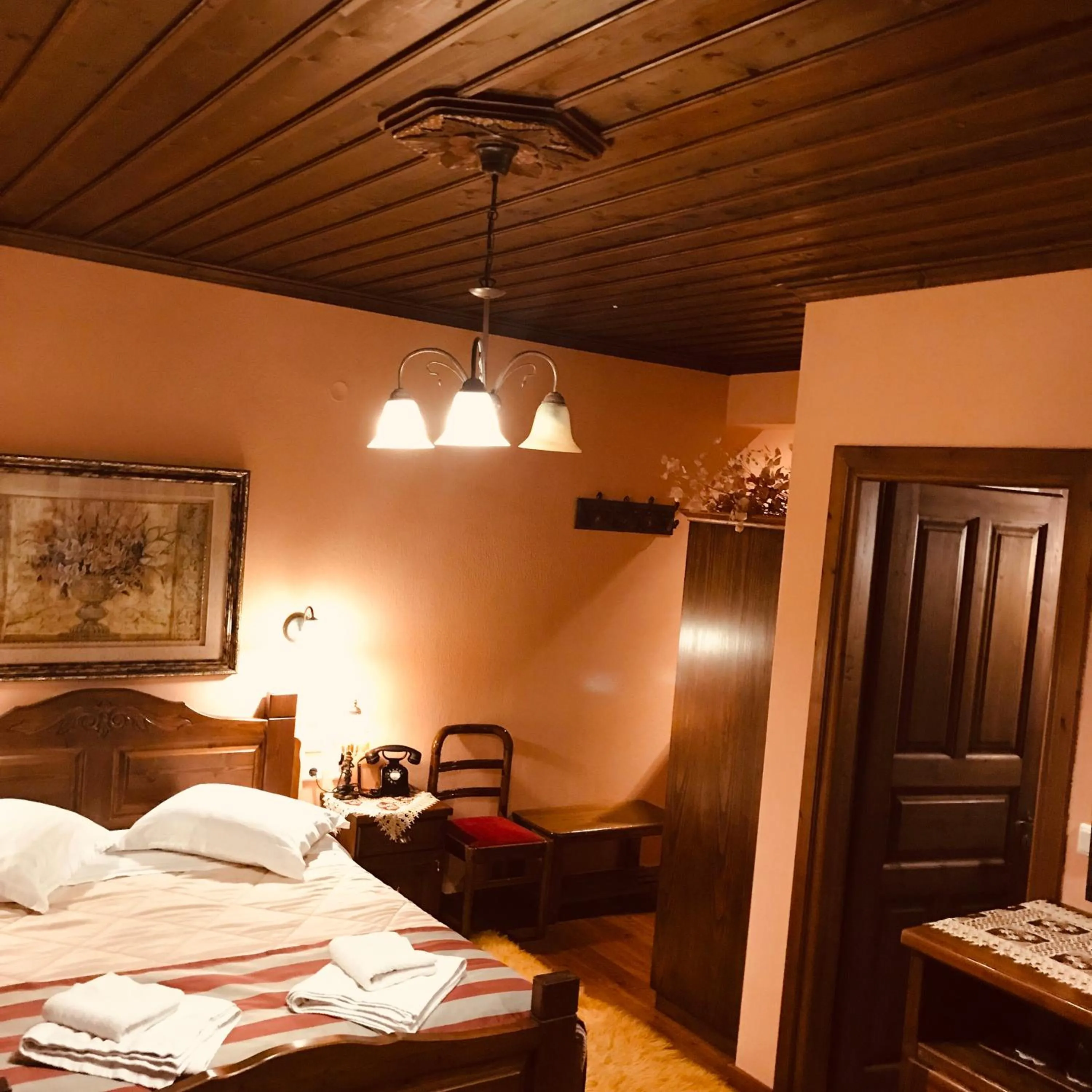Bed in Archontiko Tsiboni