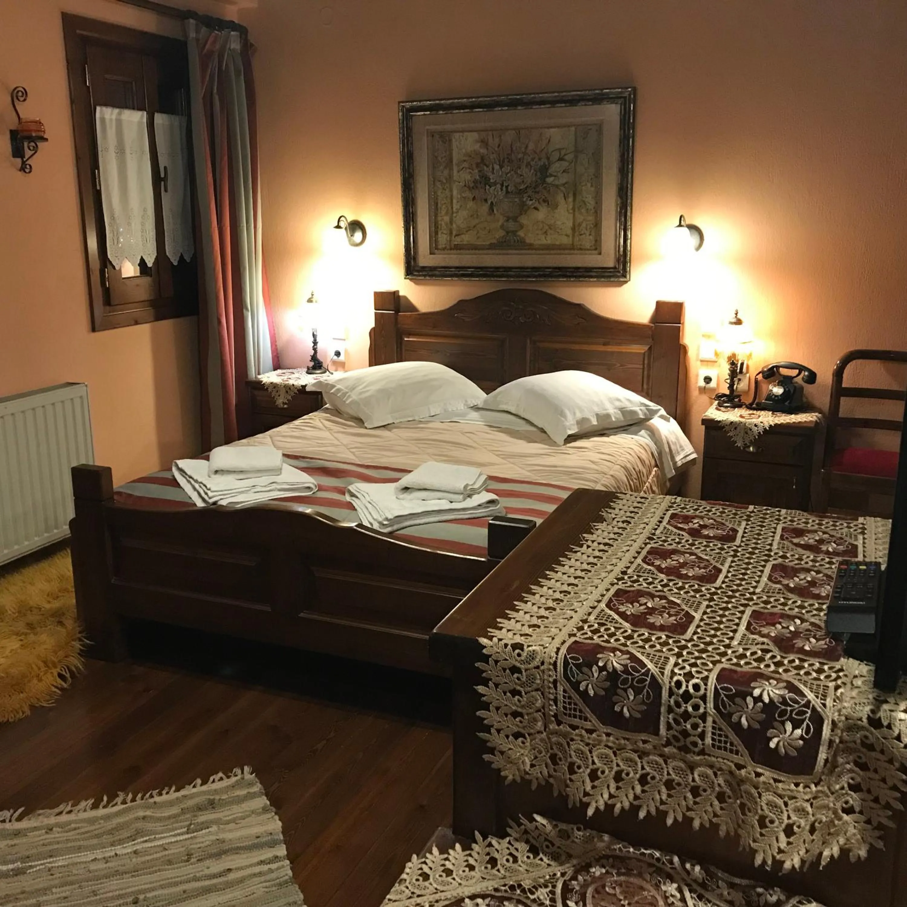 Bed in Archontiko Tsiboni