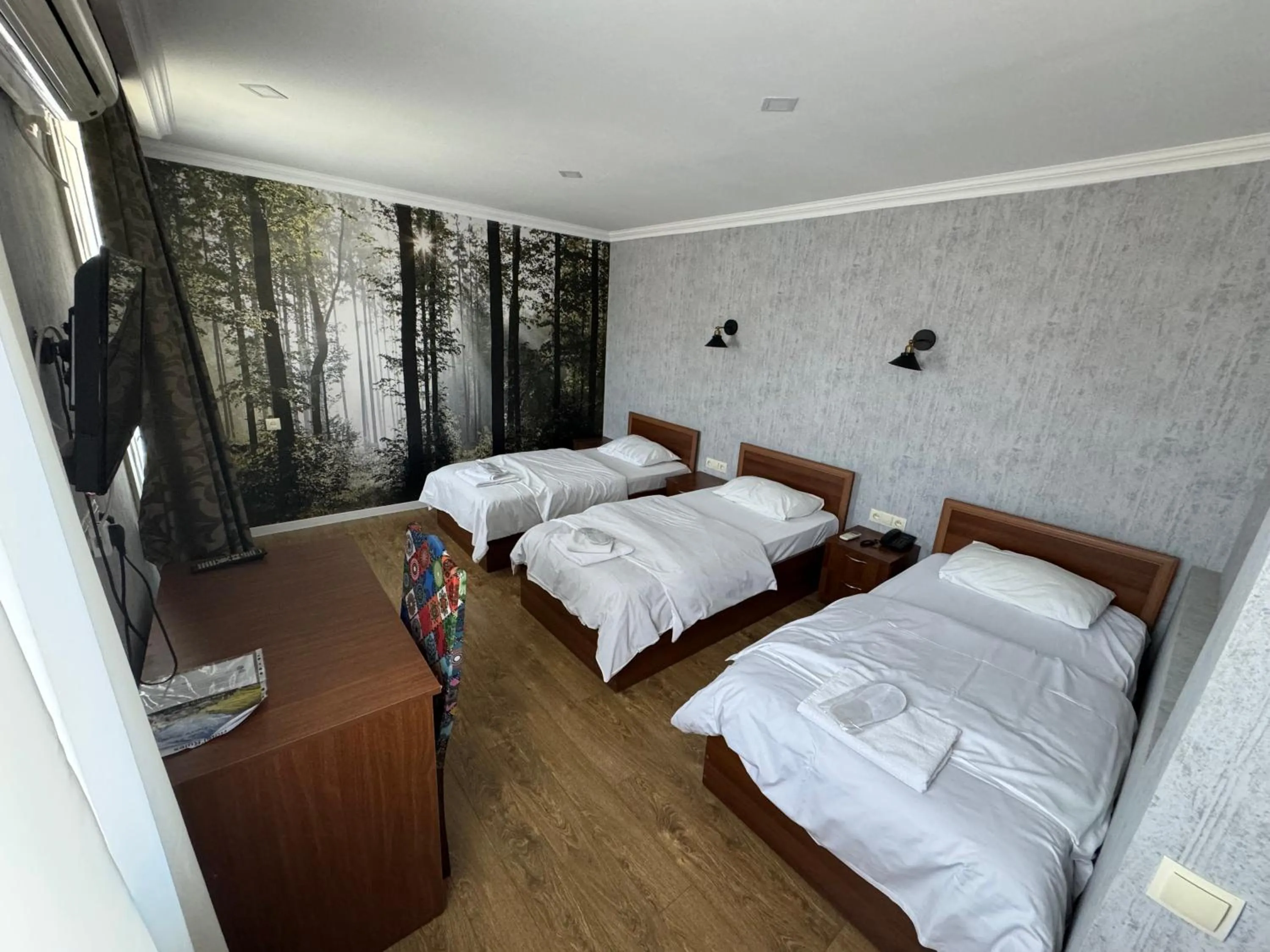 Bed in Hotel Kalanga