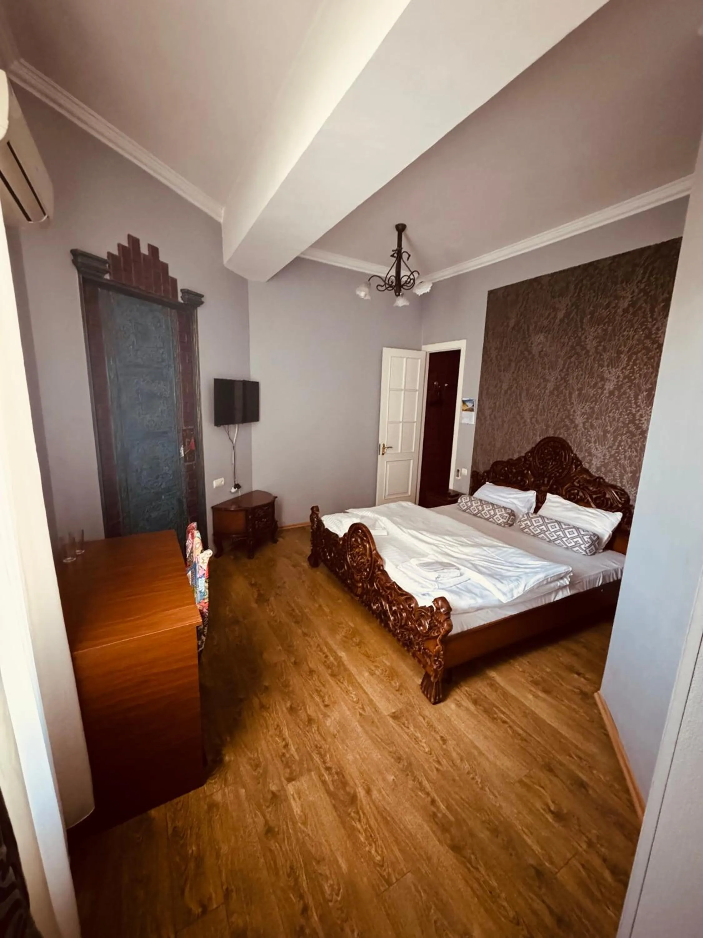 Bed in Hotel Kalanga