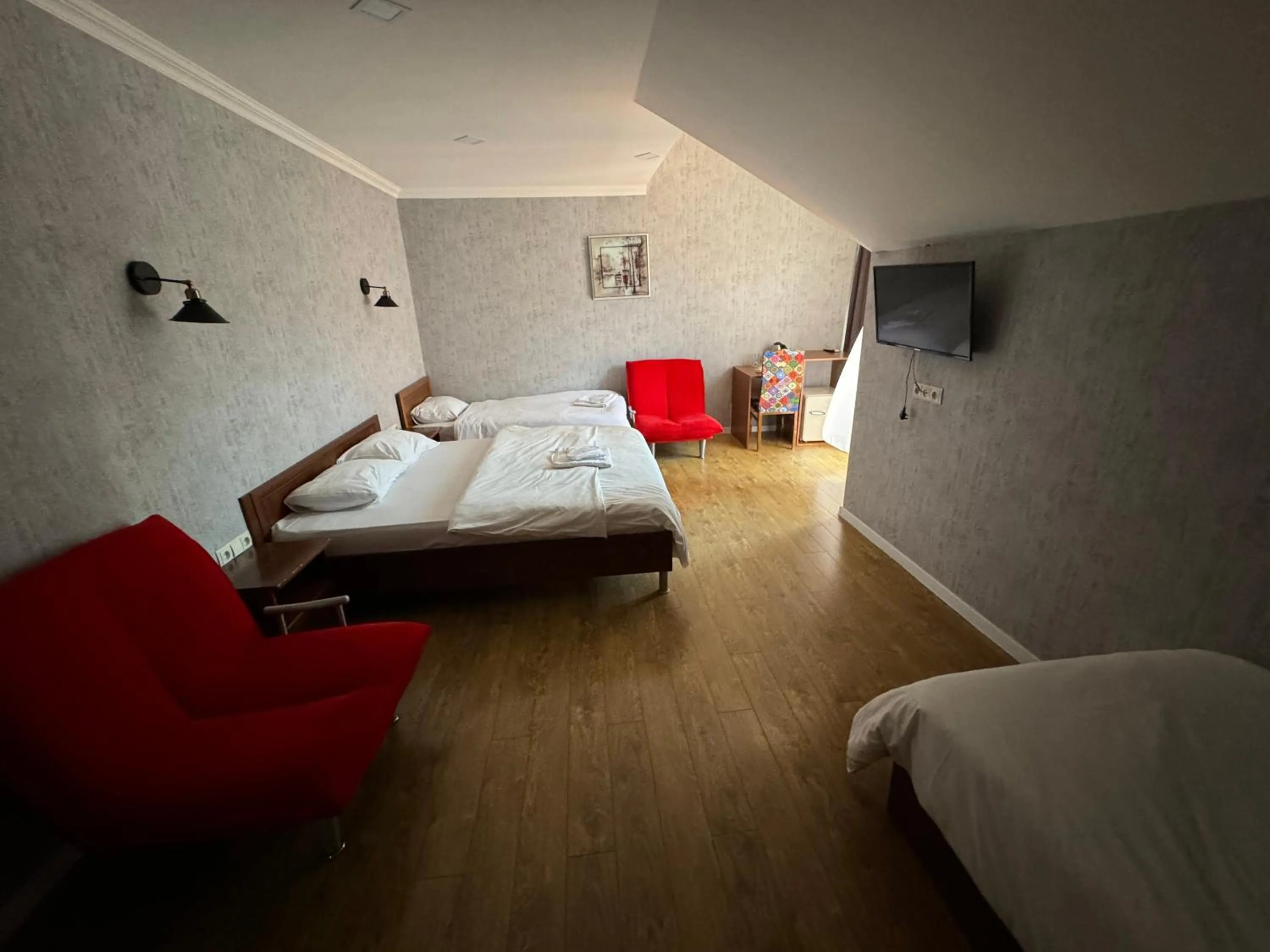 Bed in Hotel Kalanga