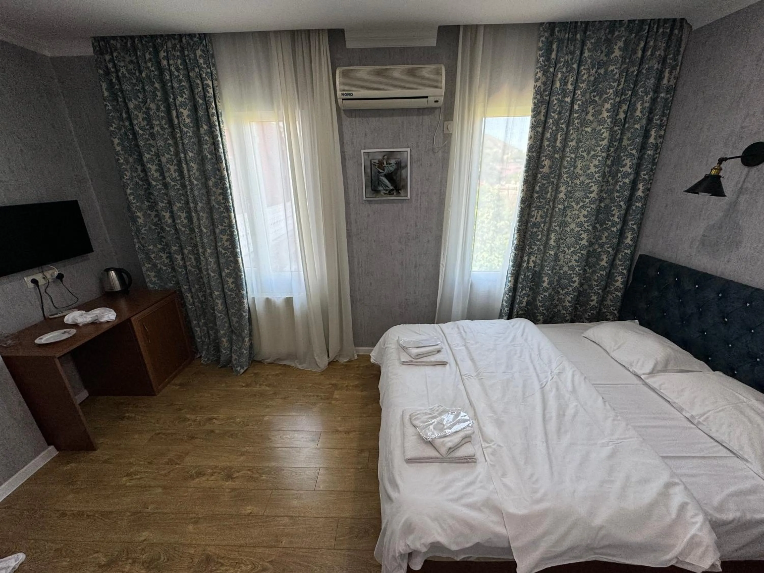 Bed in Hotel Kalanga