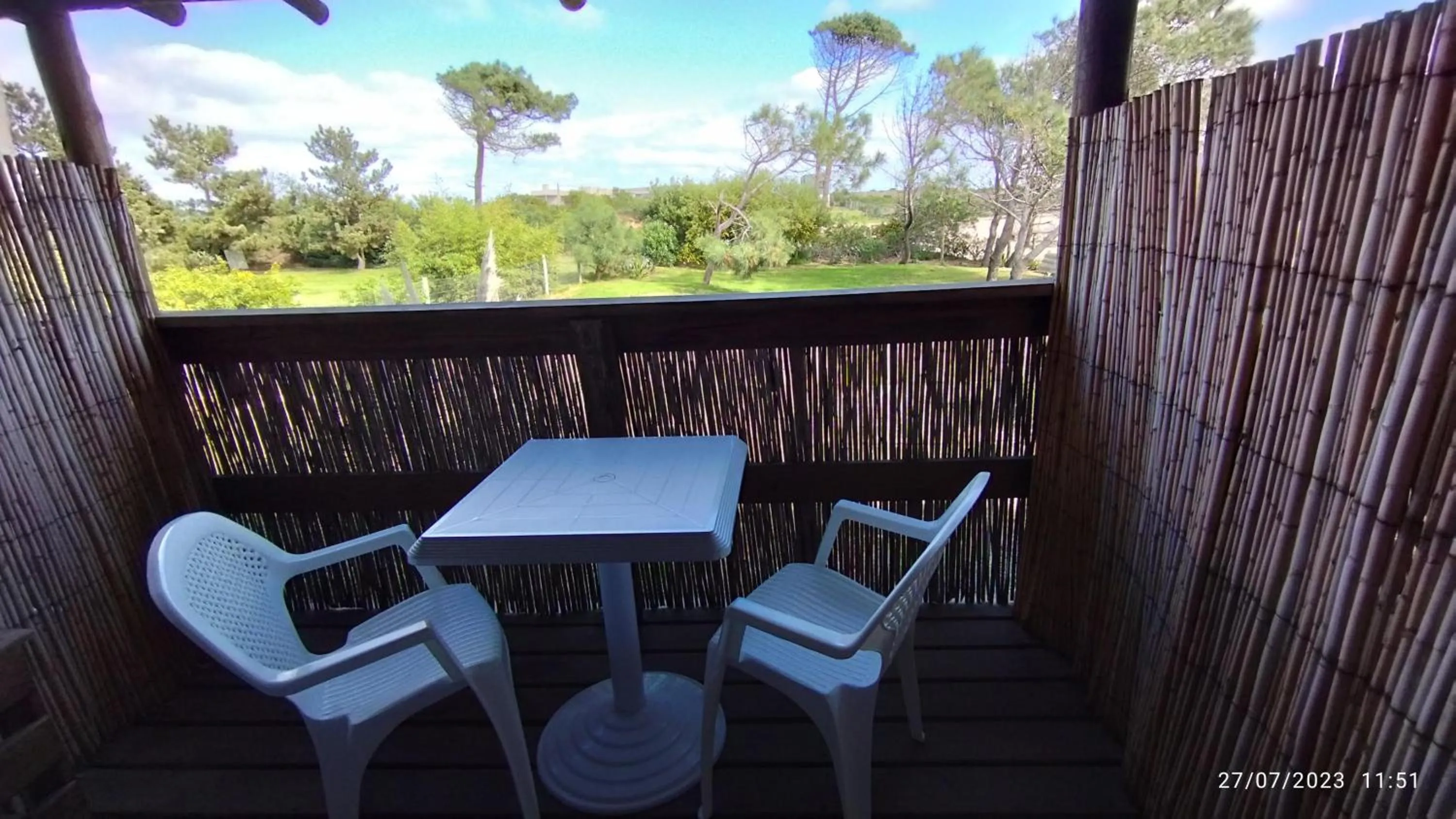 Balcony/Terrace in Hotel El Refugio nudista naturista opcional