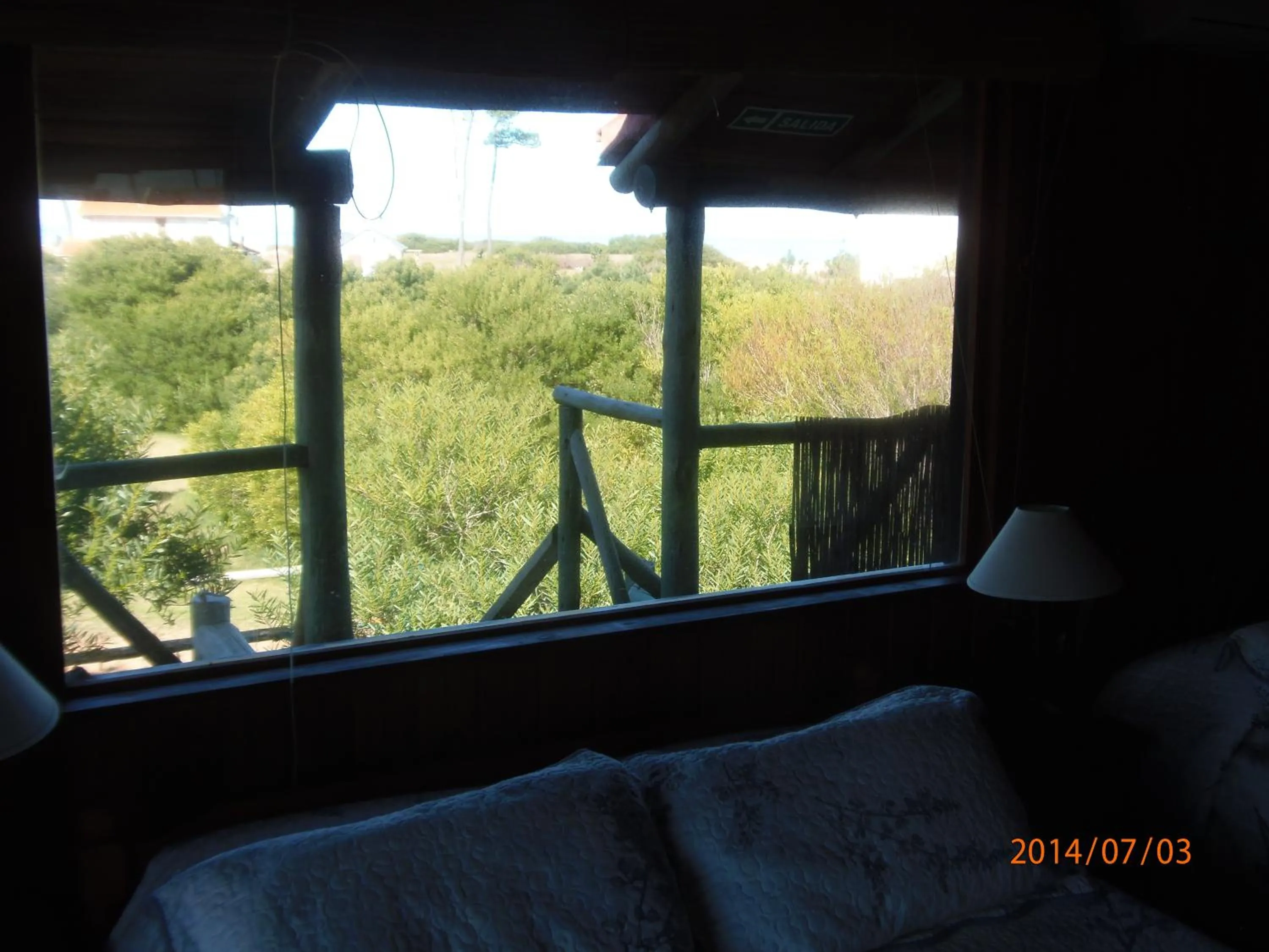 Sea view in Hotel El Refugio nudista naturista opcional