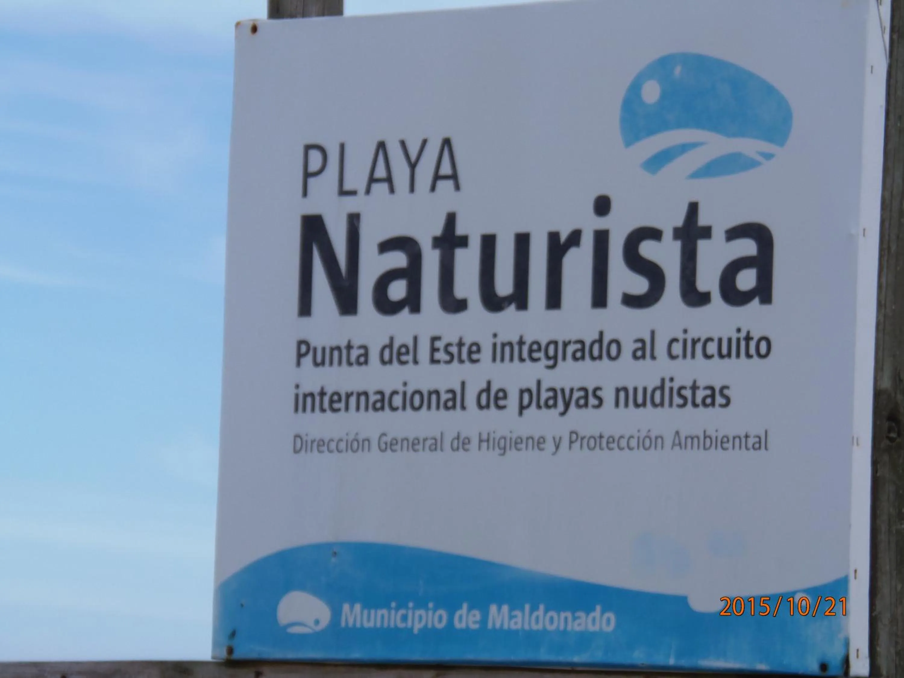 Logo/Certificate/Sign in Hotel El Refugio nudista naturista opcional