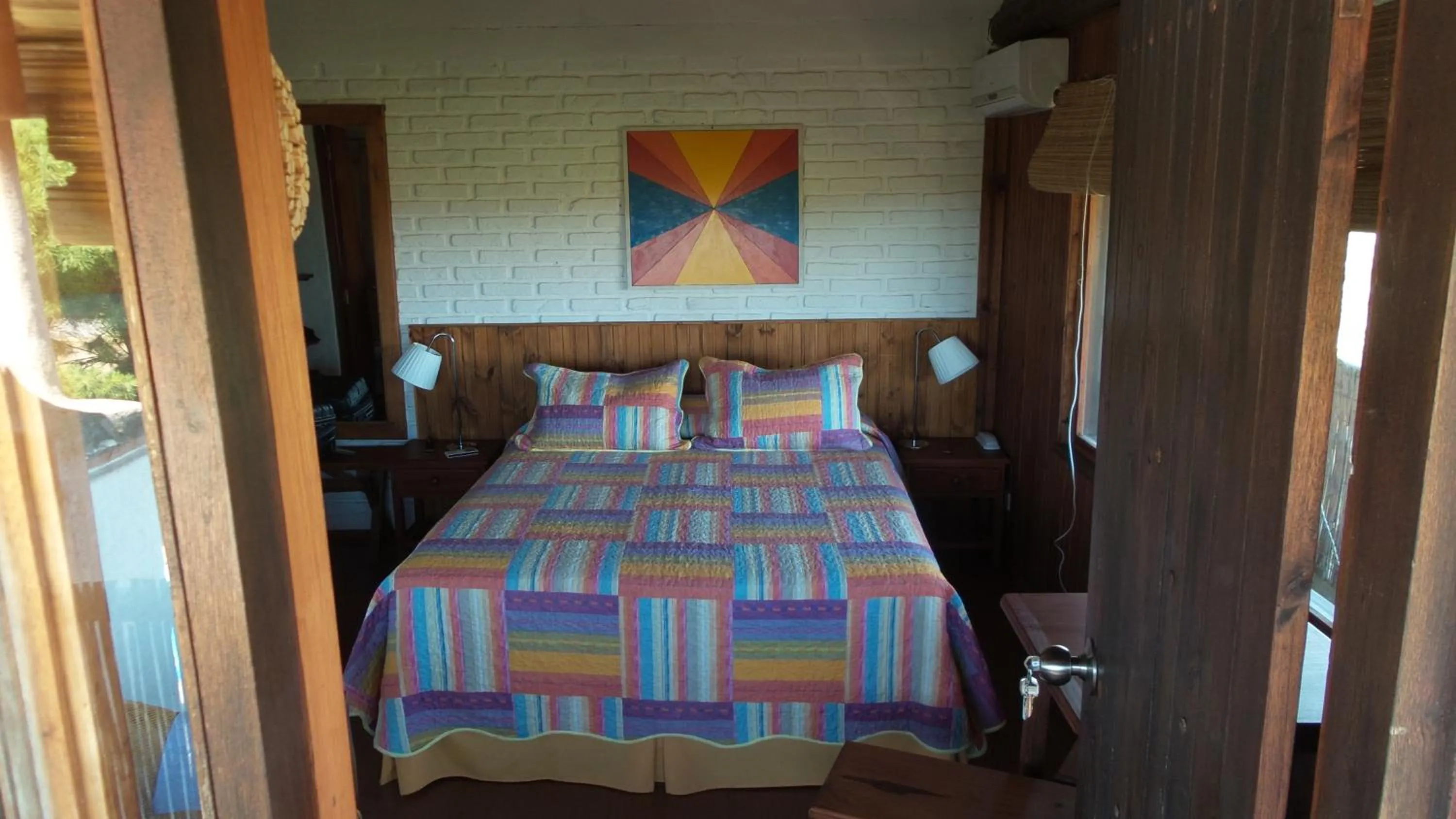 Bedroom, Bed in Hotel El Refugio nudista naturista opcional