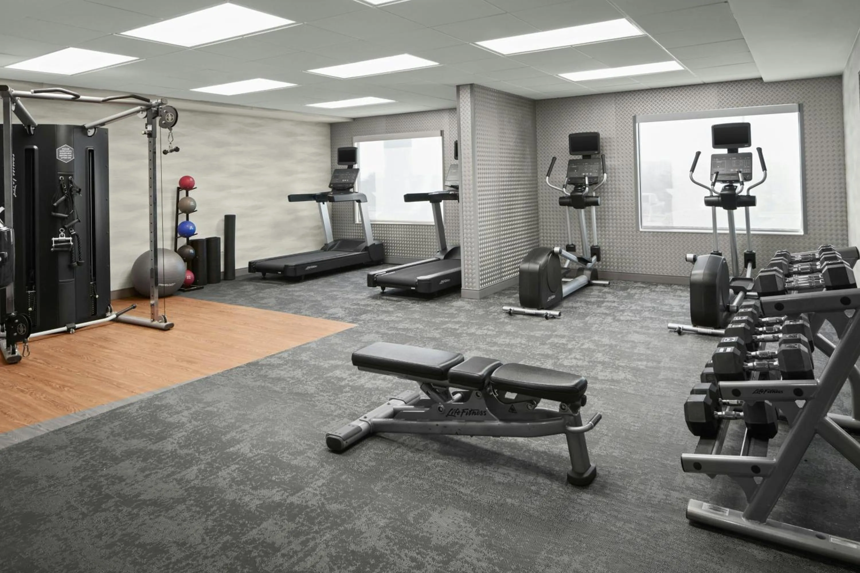 Fitness centre/facilities in Fairfield Inn & Suites by Marriott Lynchburg Liberty University