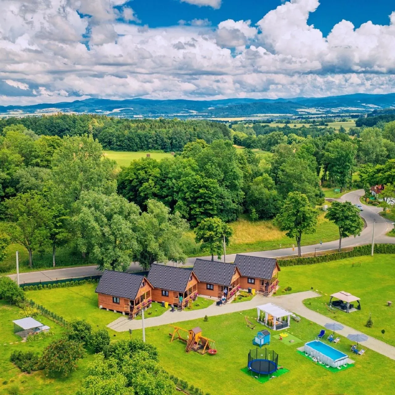 Property building in Osada Widok na Góry - Dwa domki z Jacuzzi na wyłączność