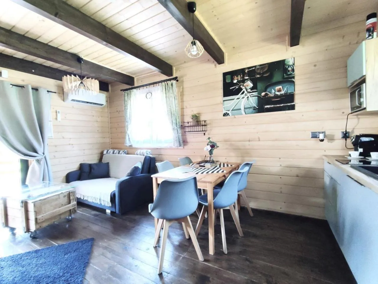 Kitchen or kitchenette in Osada Widok na Góry - Dwa domki z Jacuzzi na wyłączność
