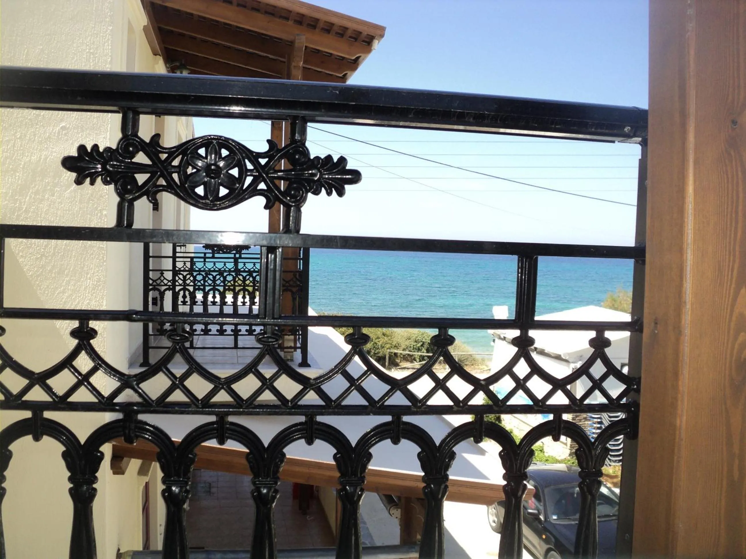 Studio (2 Adults) with Side Sea View in Verykokkos on the beach