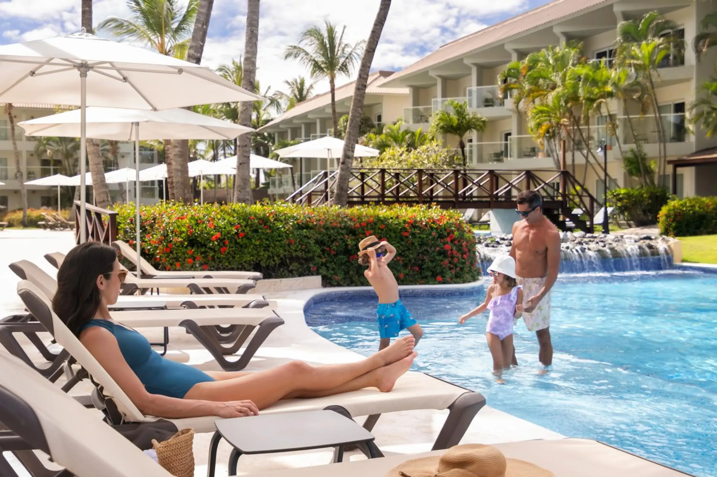 Swimming pool in Wyndham Alltra Punta Cana All Inclusive Resort Swimming pool in Wyndham Alltra Punta Cana All Inclusive Resort