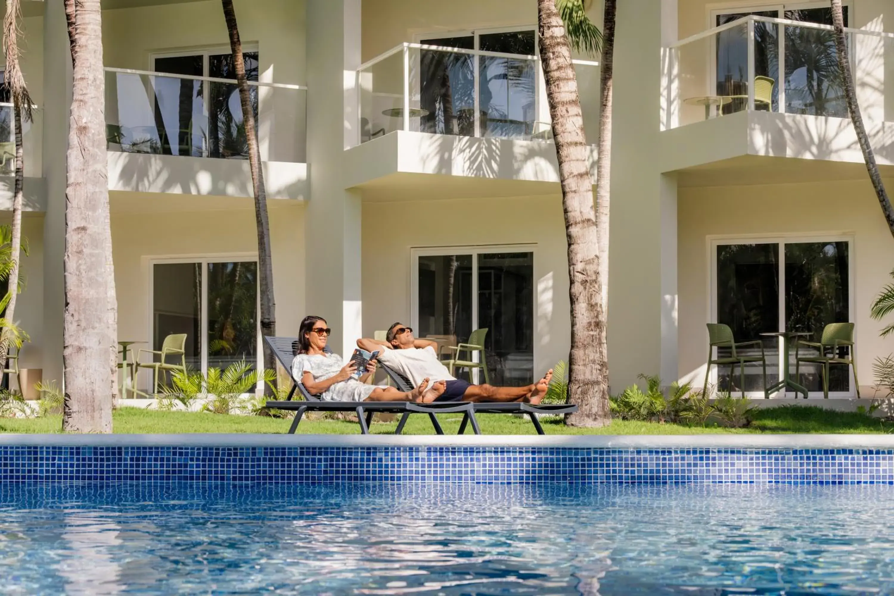 Pool view in Wyndham Alltra Punta Cana All Inclusive Resort Pool view in Wyndham Alltra Punta Cana All Inclusive Resort