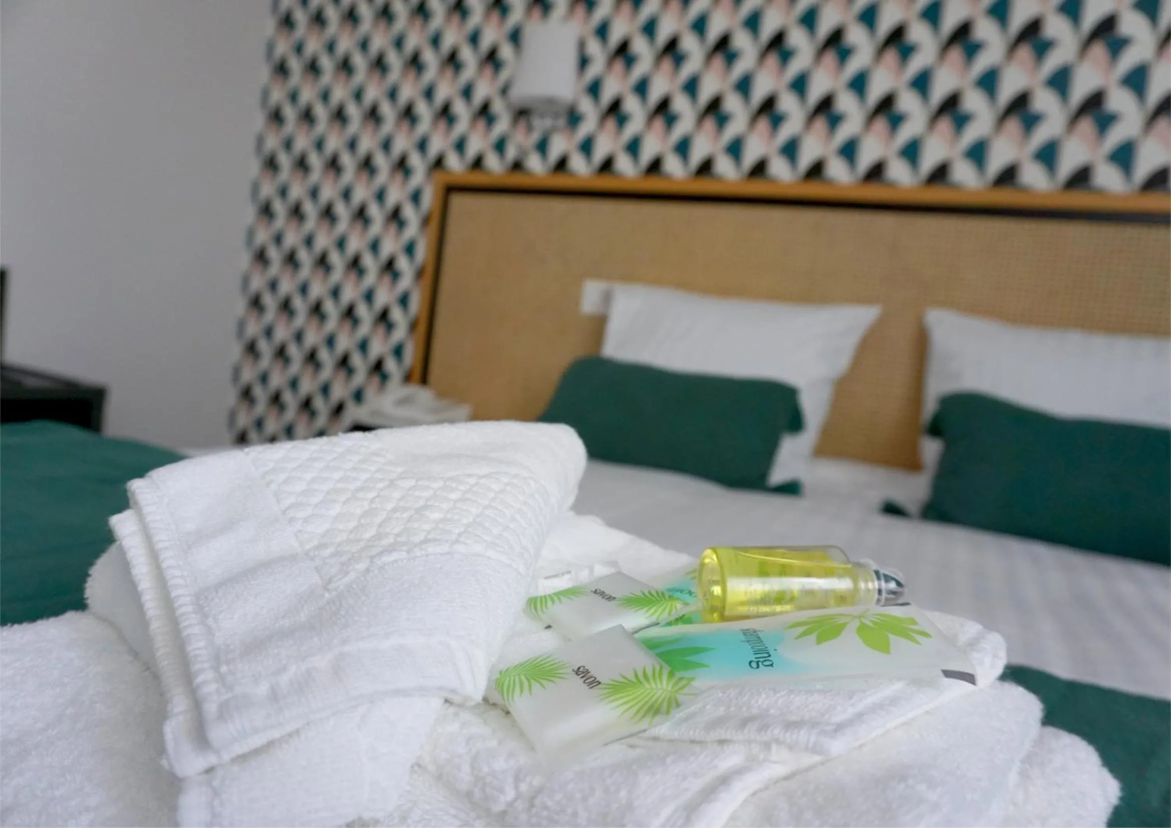 Bed in Hôtel Le Glacier