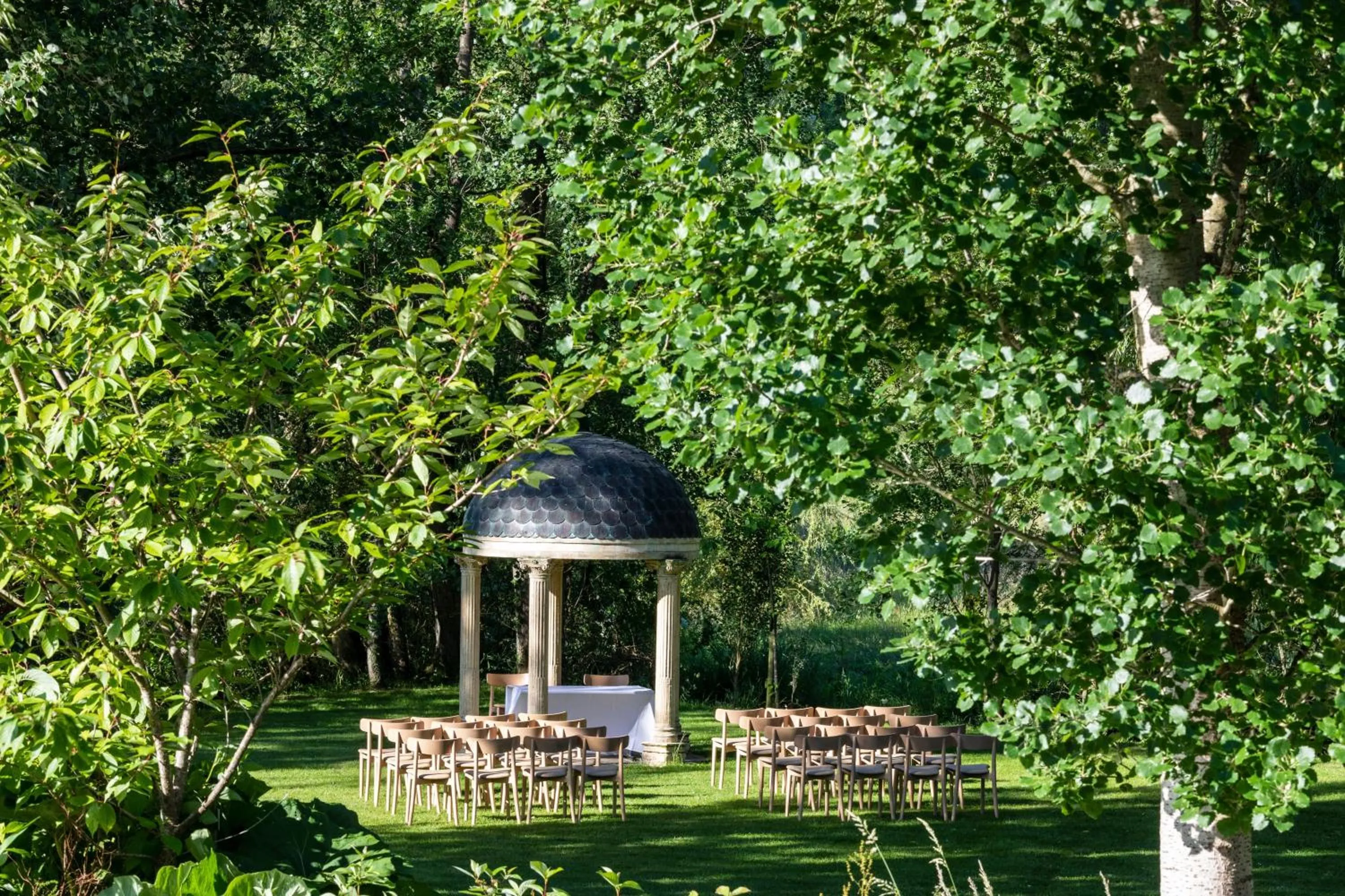 Garden in Minster Mill Hotel