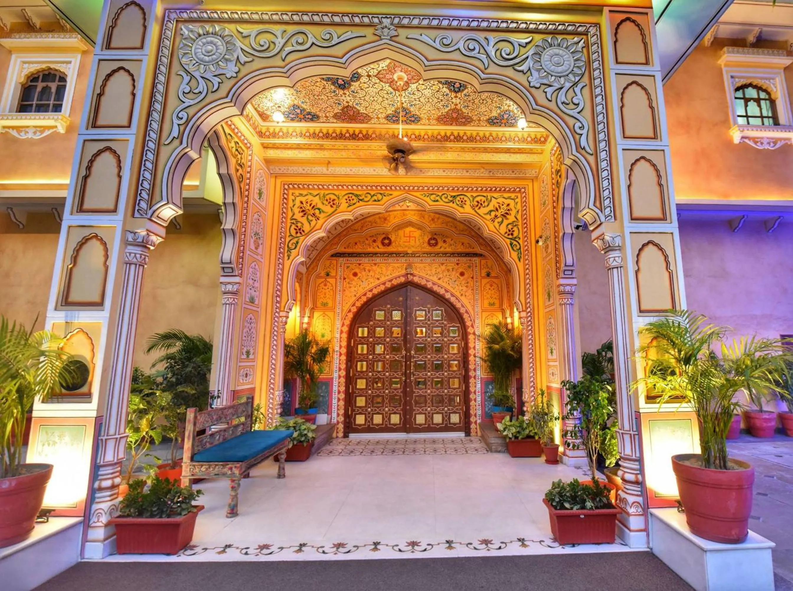 Facade/entrance in Nirbana Palace - A Heritage Hotel and Spa