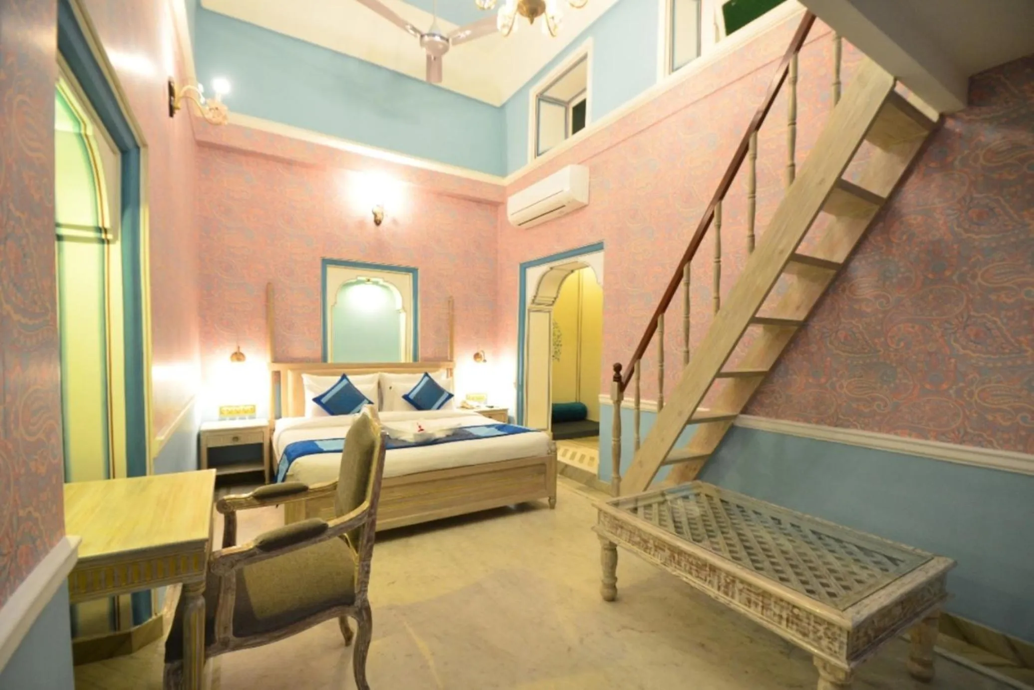 Bedroom in Nirbana Palace - A Heritage Hotel and Spa