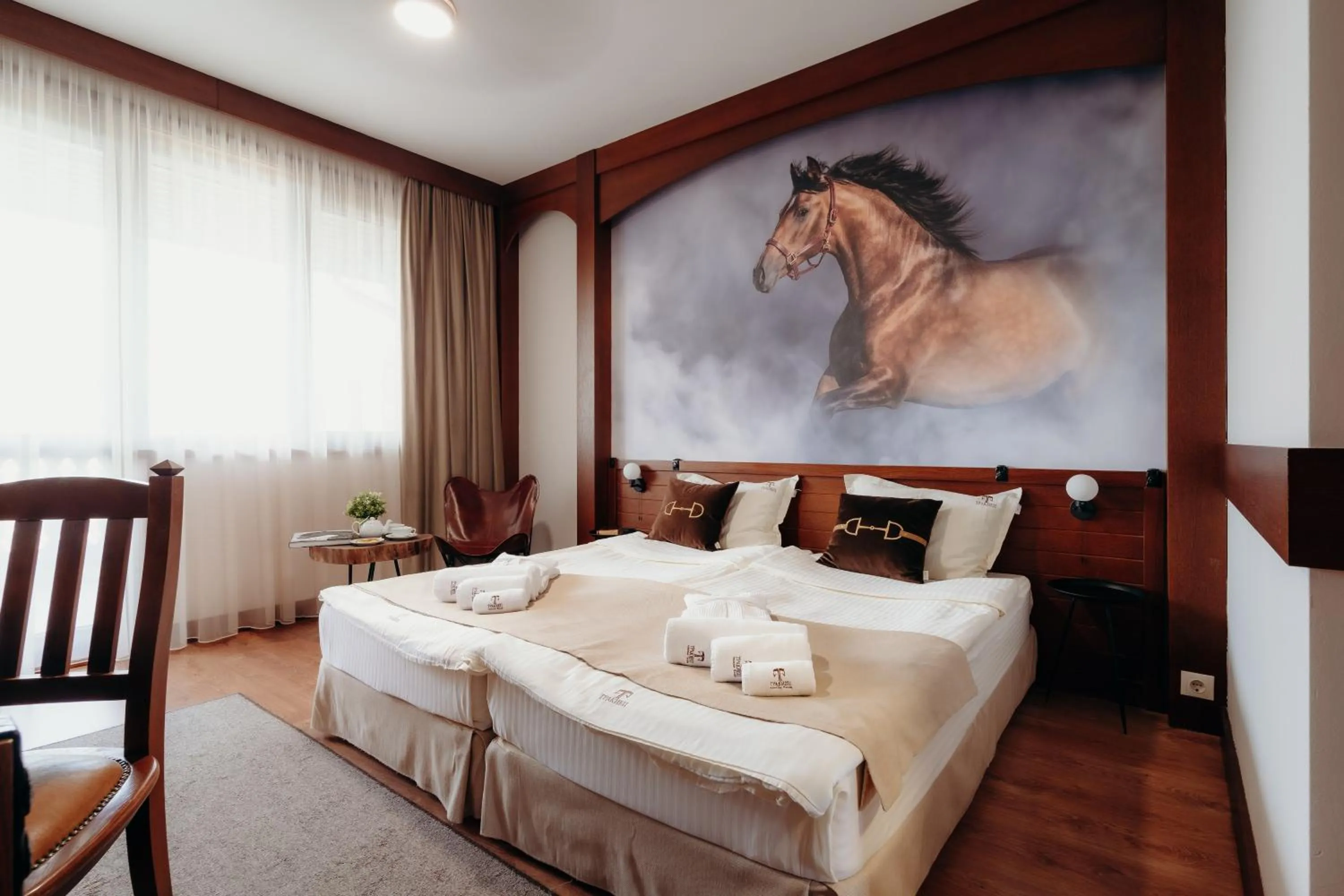 Photo of the whole room, Bed in Boutique Complex Trakiets