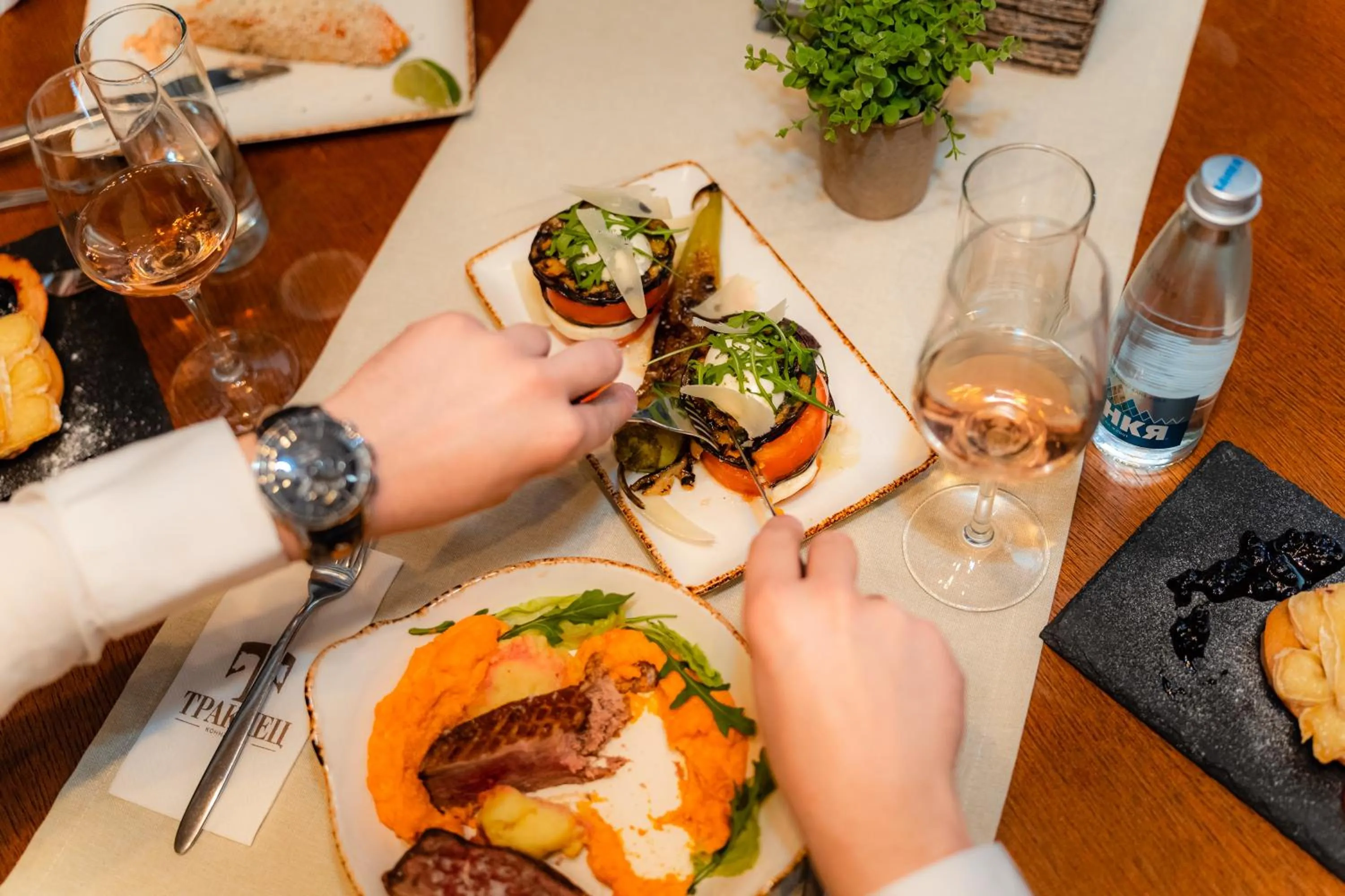 Food and drinks in Boutique Complex Trakiets