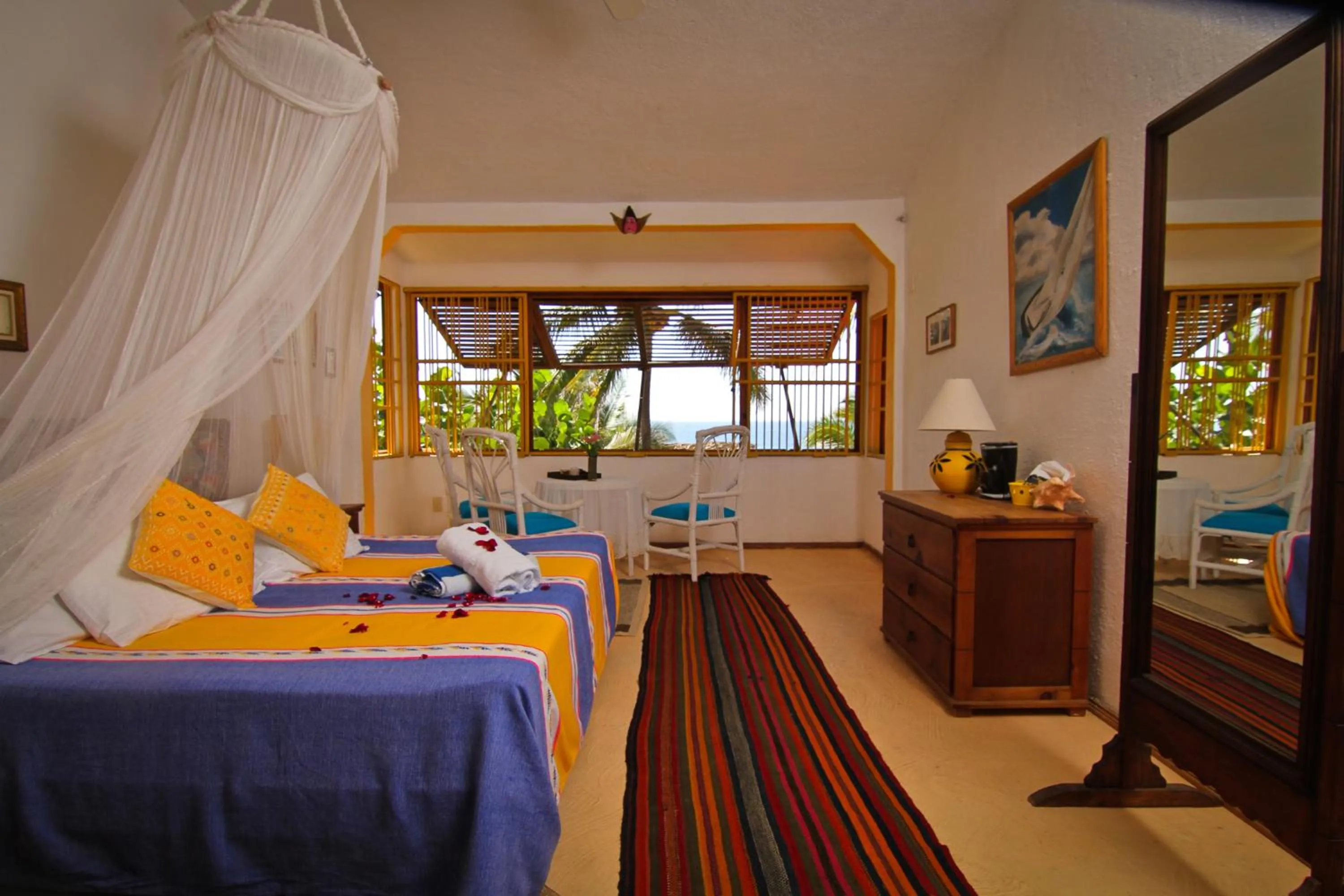 Sea view, Bed in Hotel Gilda