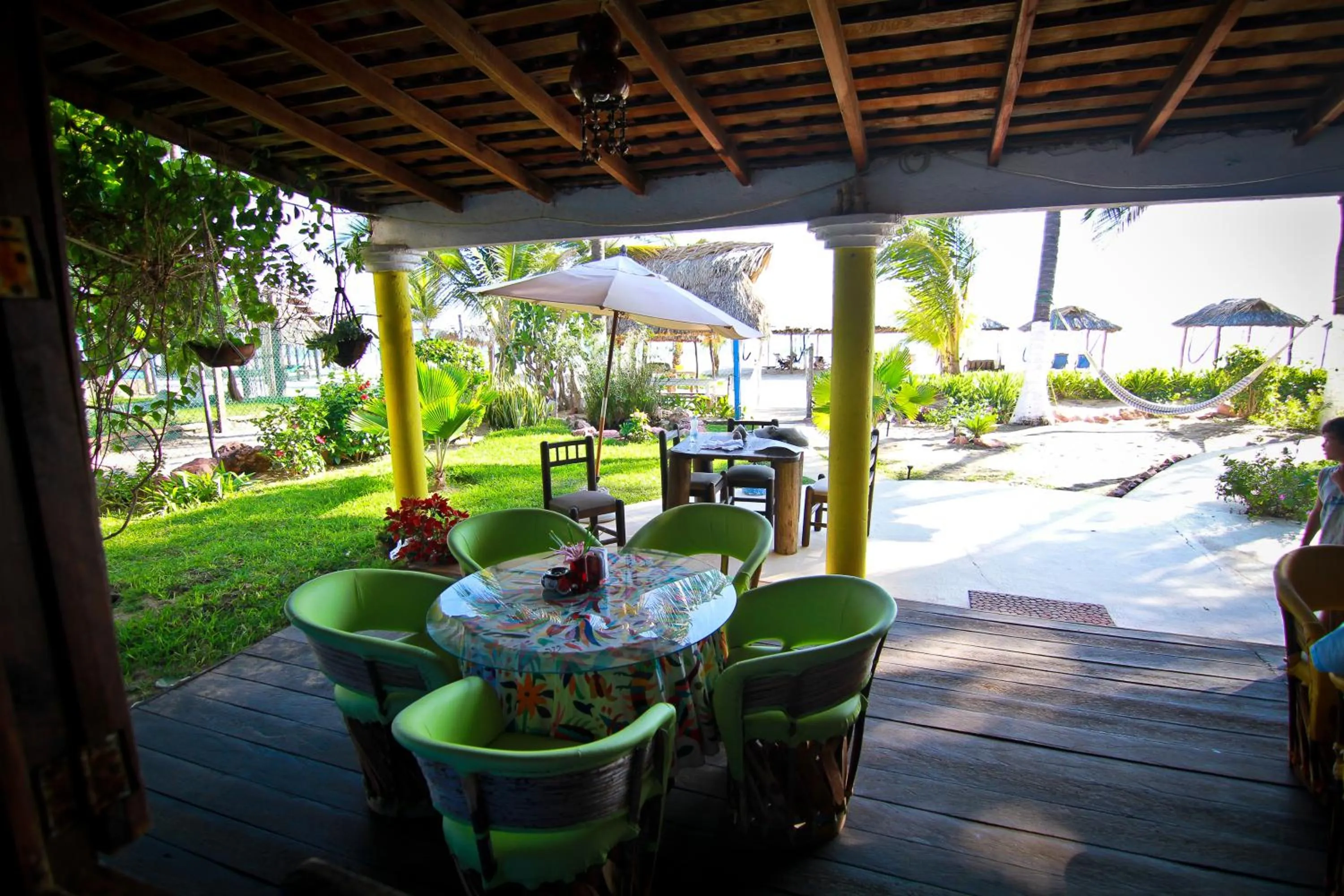 Patio in Hotel Gilda