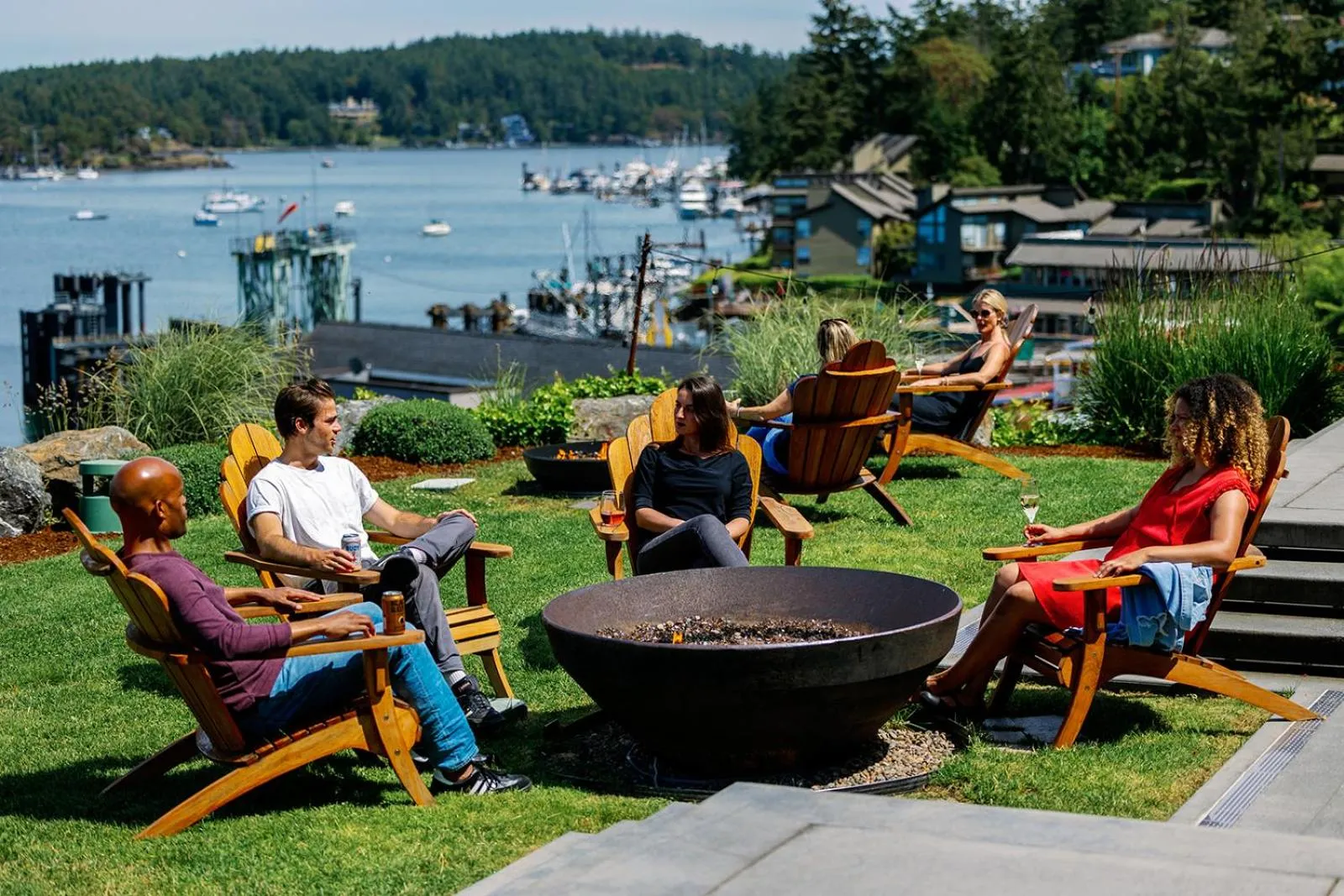Garden in Friday Harbor House