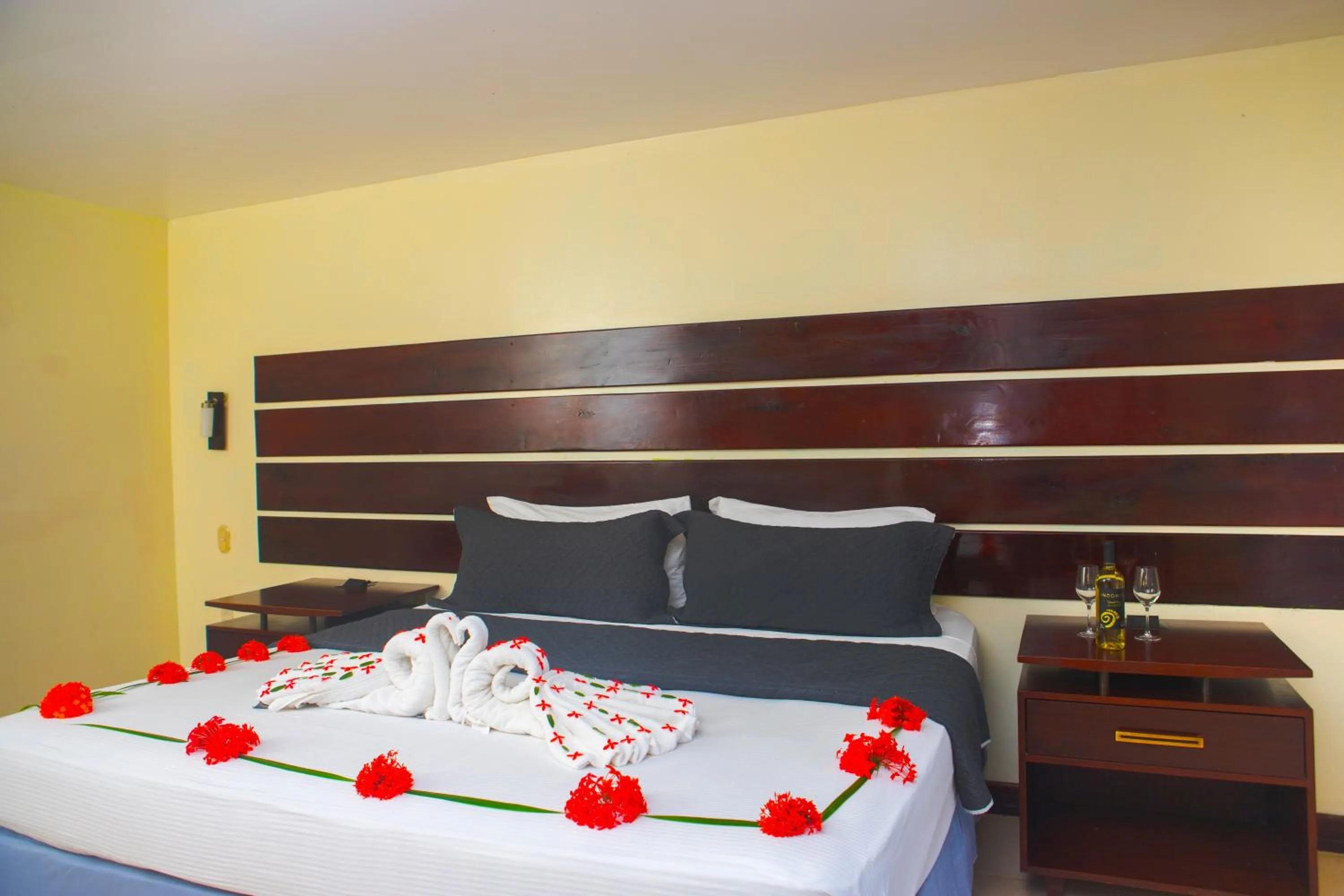 Bed in Fantasy Island Beach Resort and Marina - All Inclusive