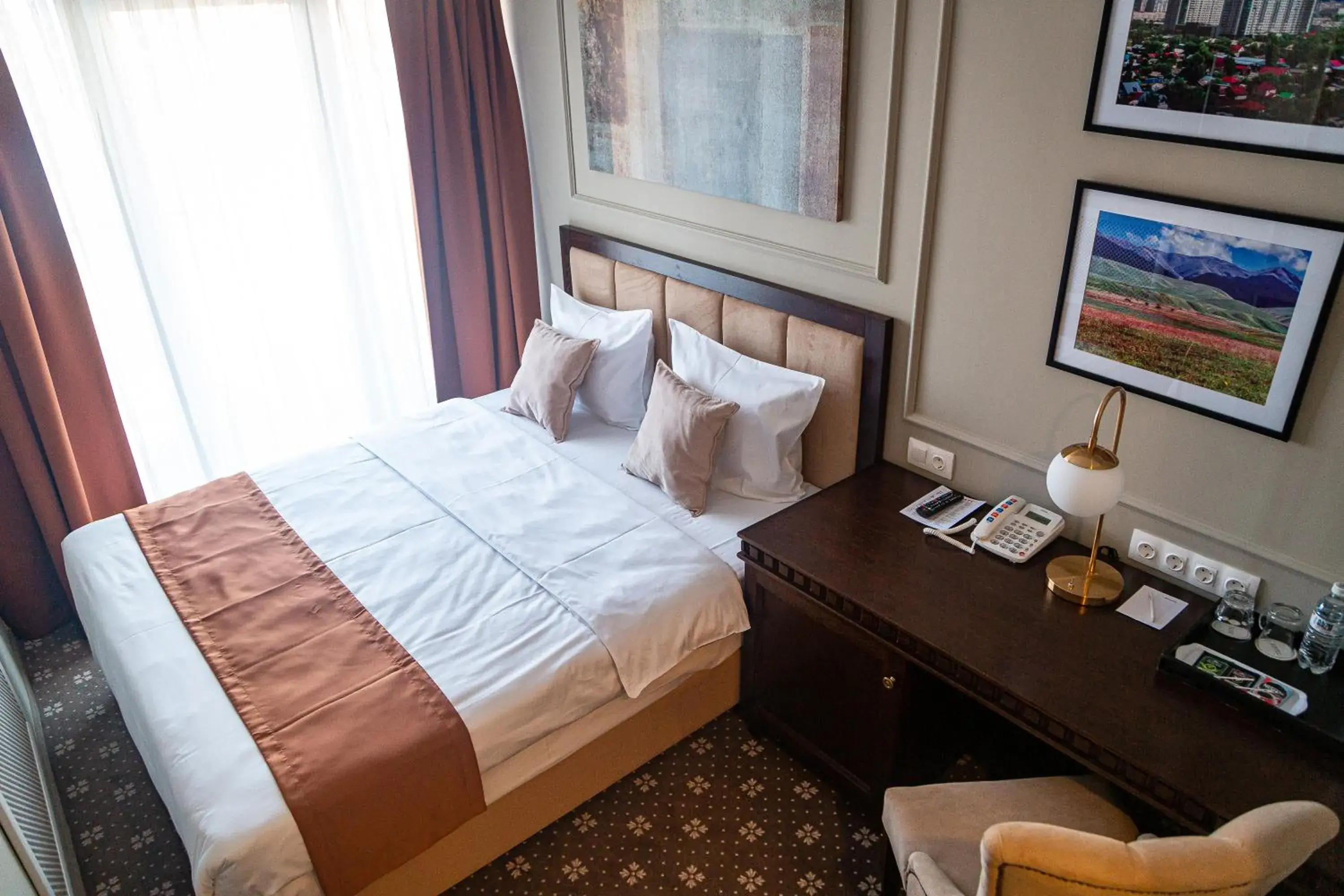 Photo of the whole room, Bed in Almaty Hotel Photo of the whole room, Bed in Almaty Hotel