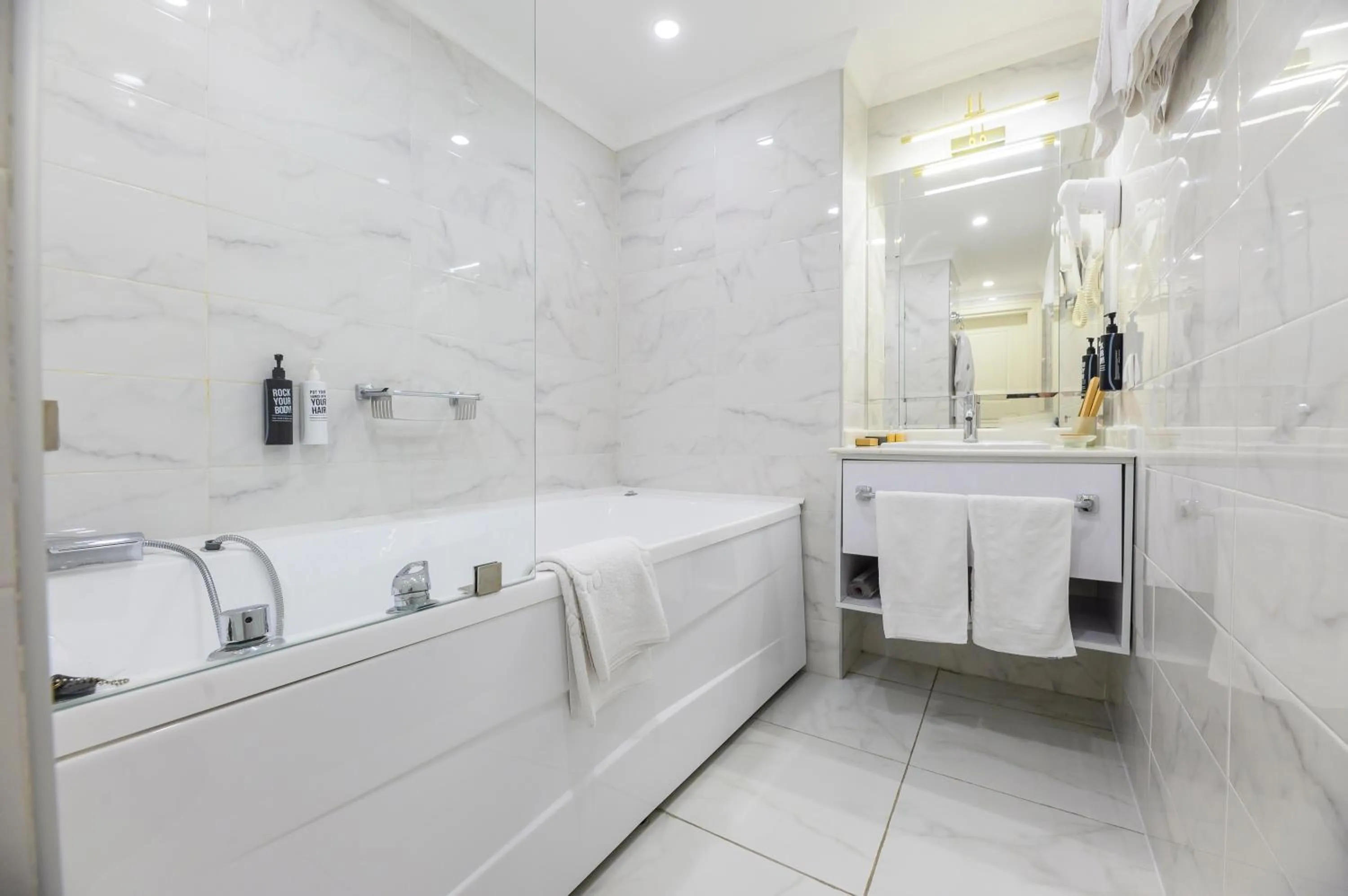 Bathroom in Almaty Hotel