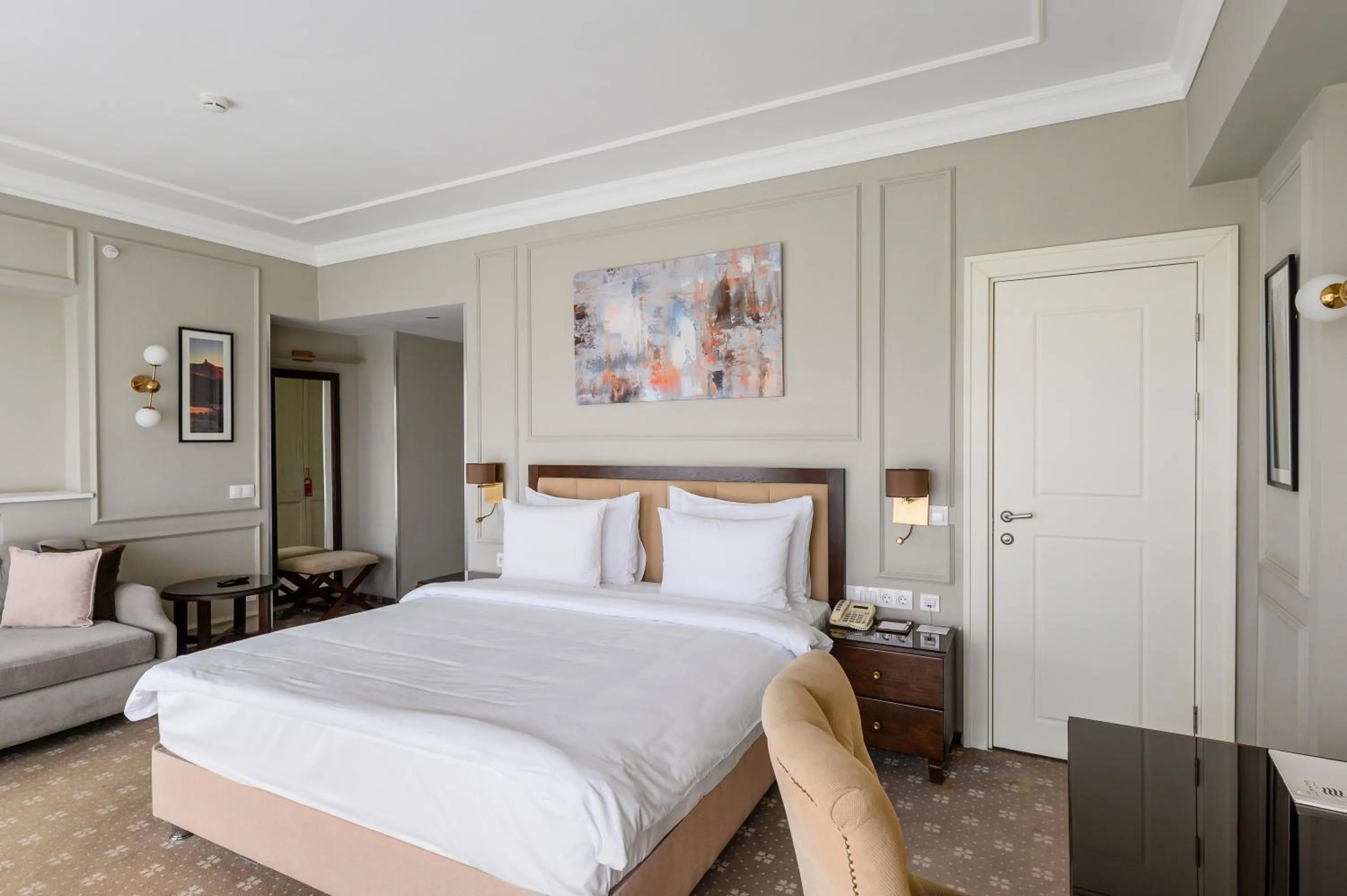 Photo of the whole room, Bed in Almaty Hotel