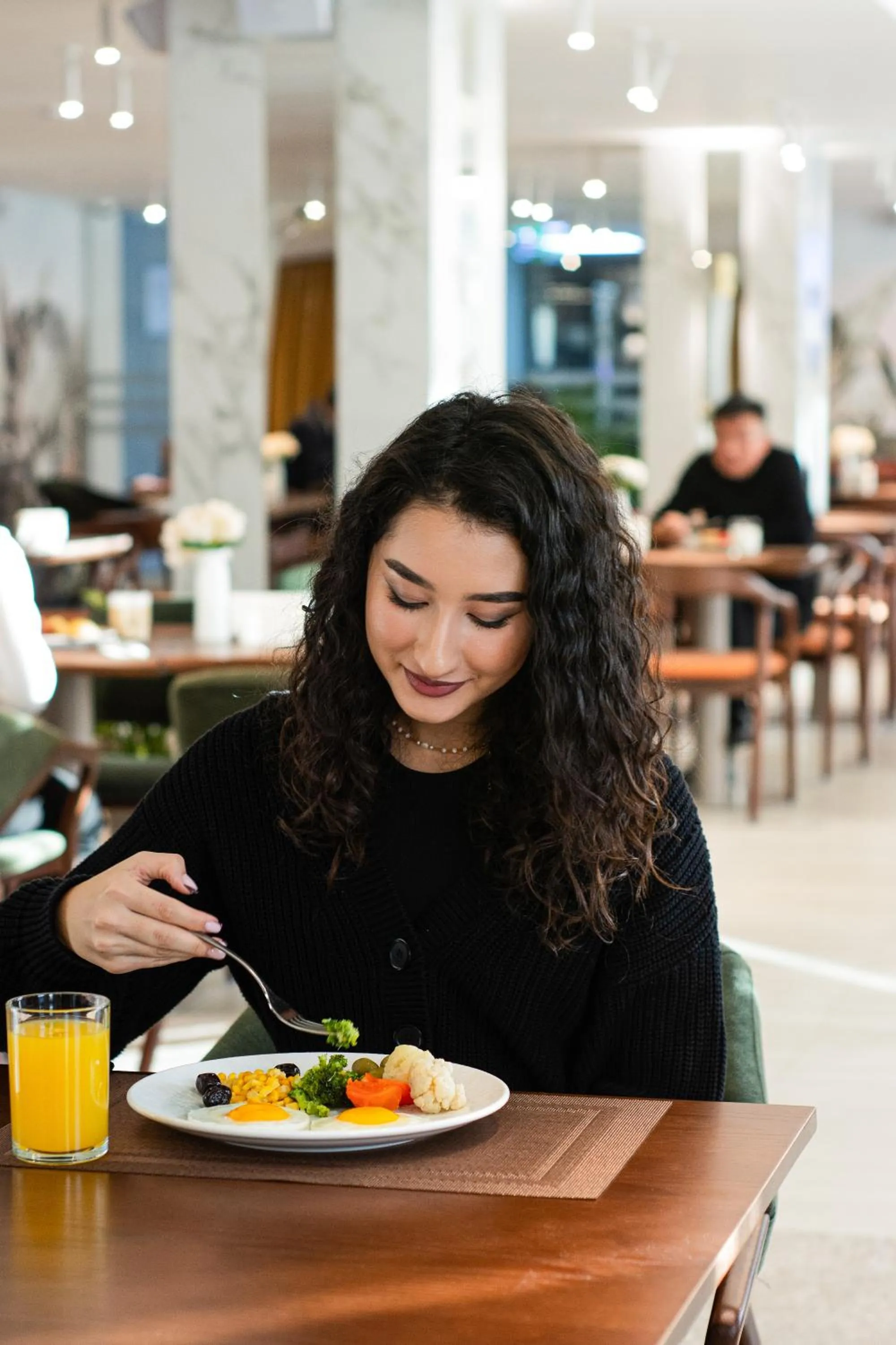 Breakfast in Almaty Hotel