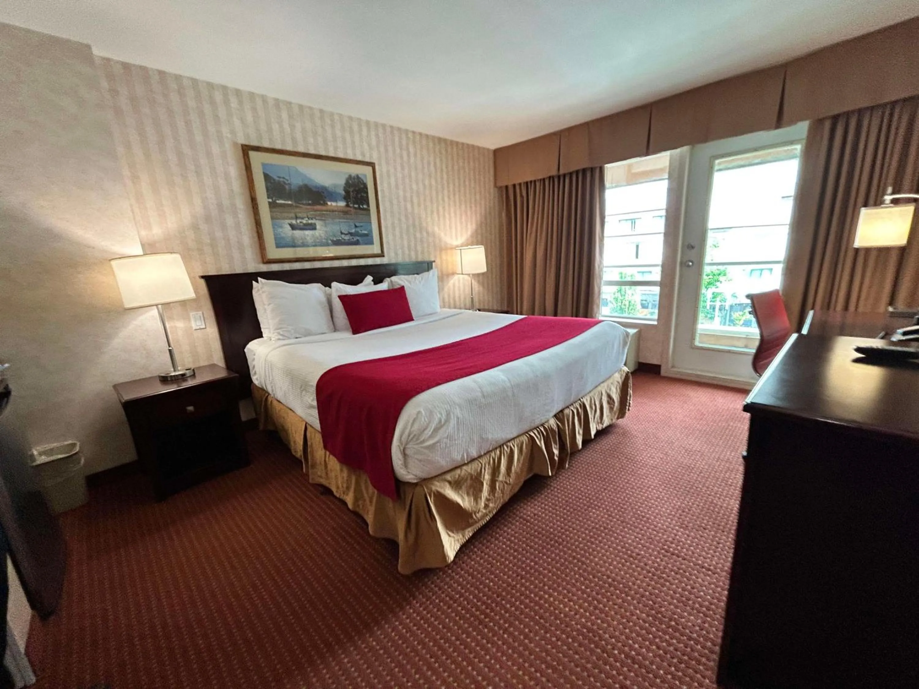 Bedroom, Bed in SureStay by Best Western Richmond Vancouver Airport