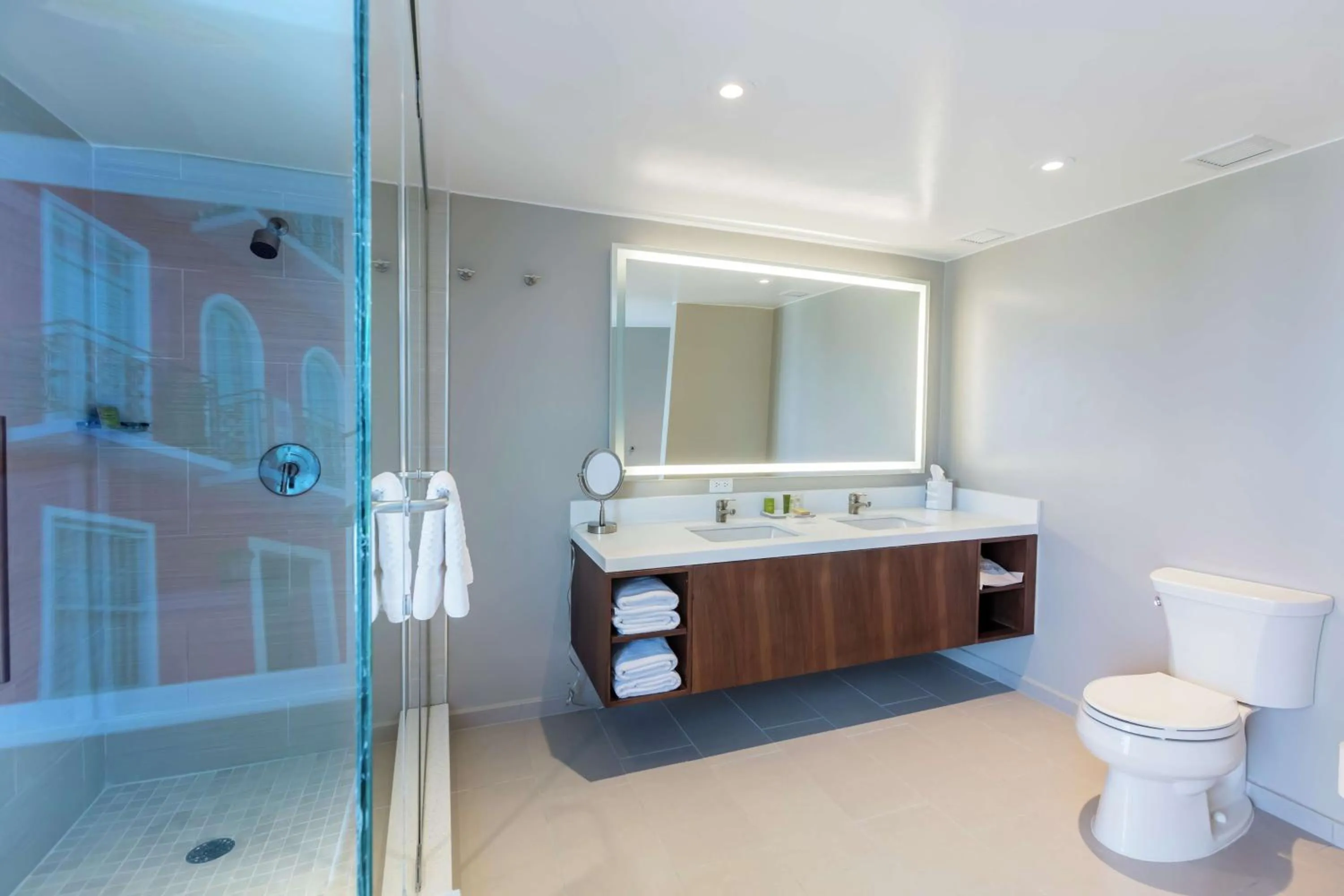 Bathroom in Caribe Hilton