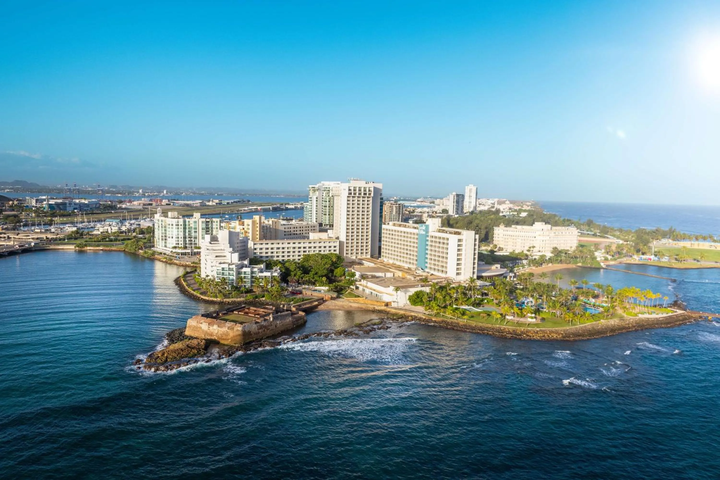 Property building in Caribe Hilton