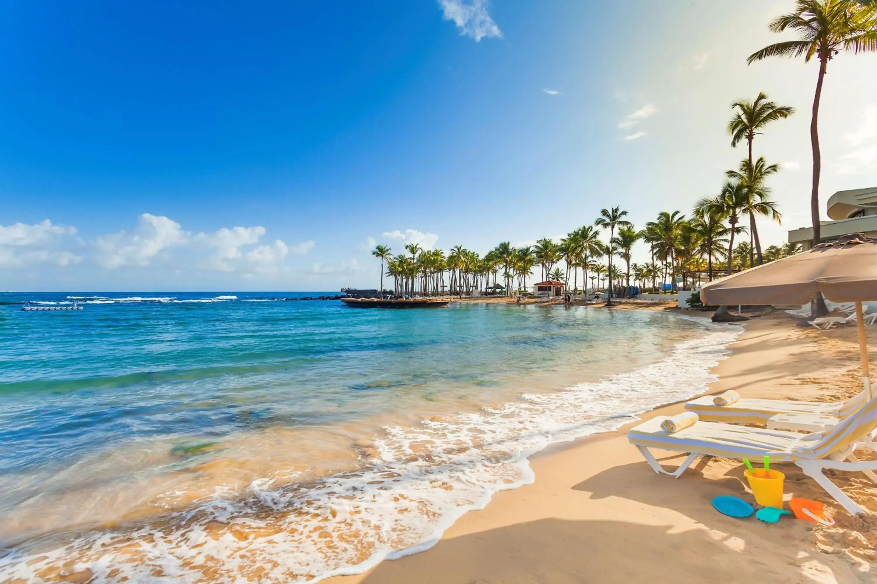 Property building in Caribe Hilton Property building in Caribe Hilton