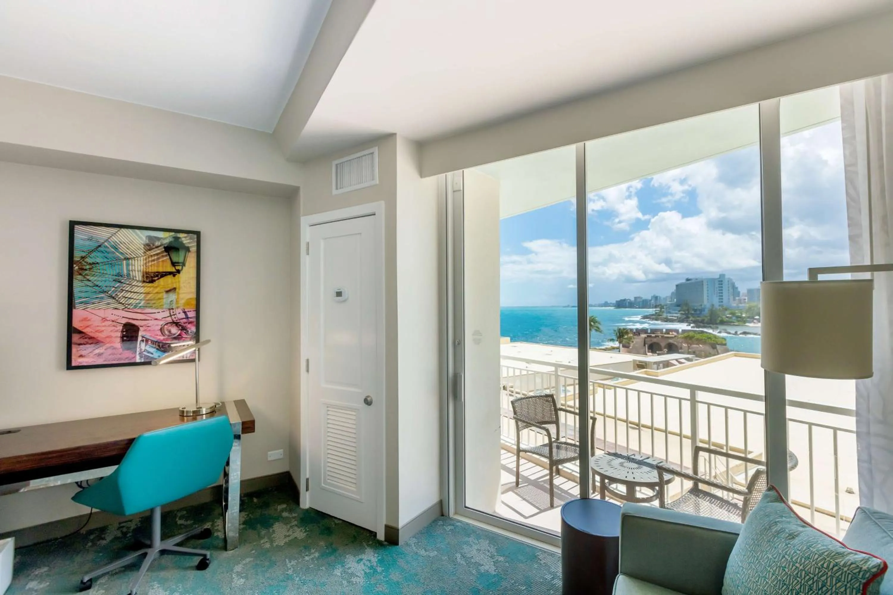 Bedroom in Caribe Hilton