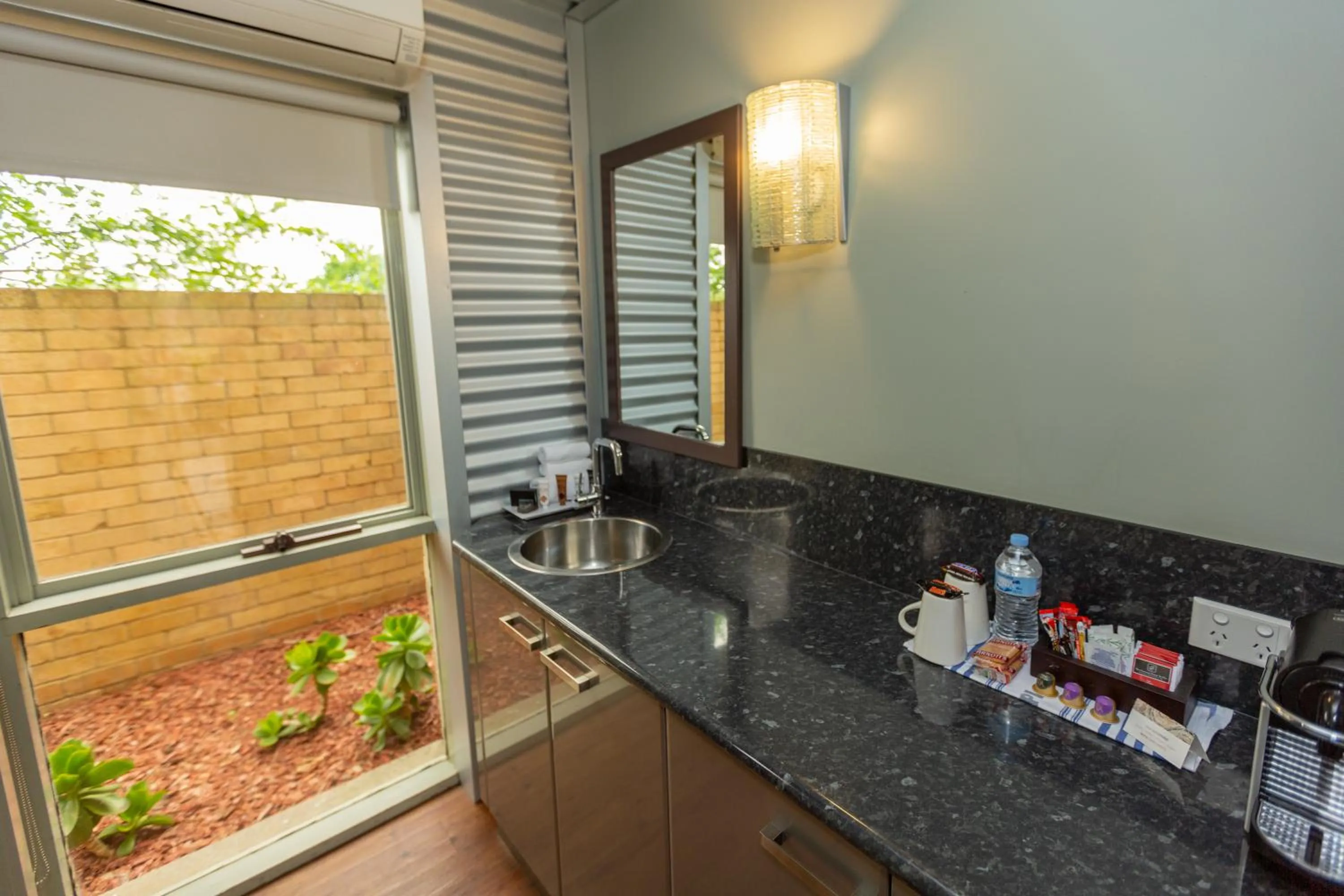 Bathroom in The Olive Tree Motel