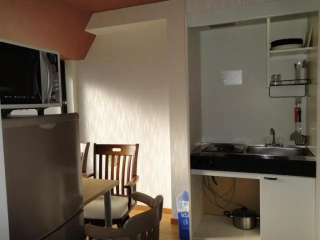 Kitchen or kitchenette in Soho Asakusa Hotel