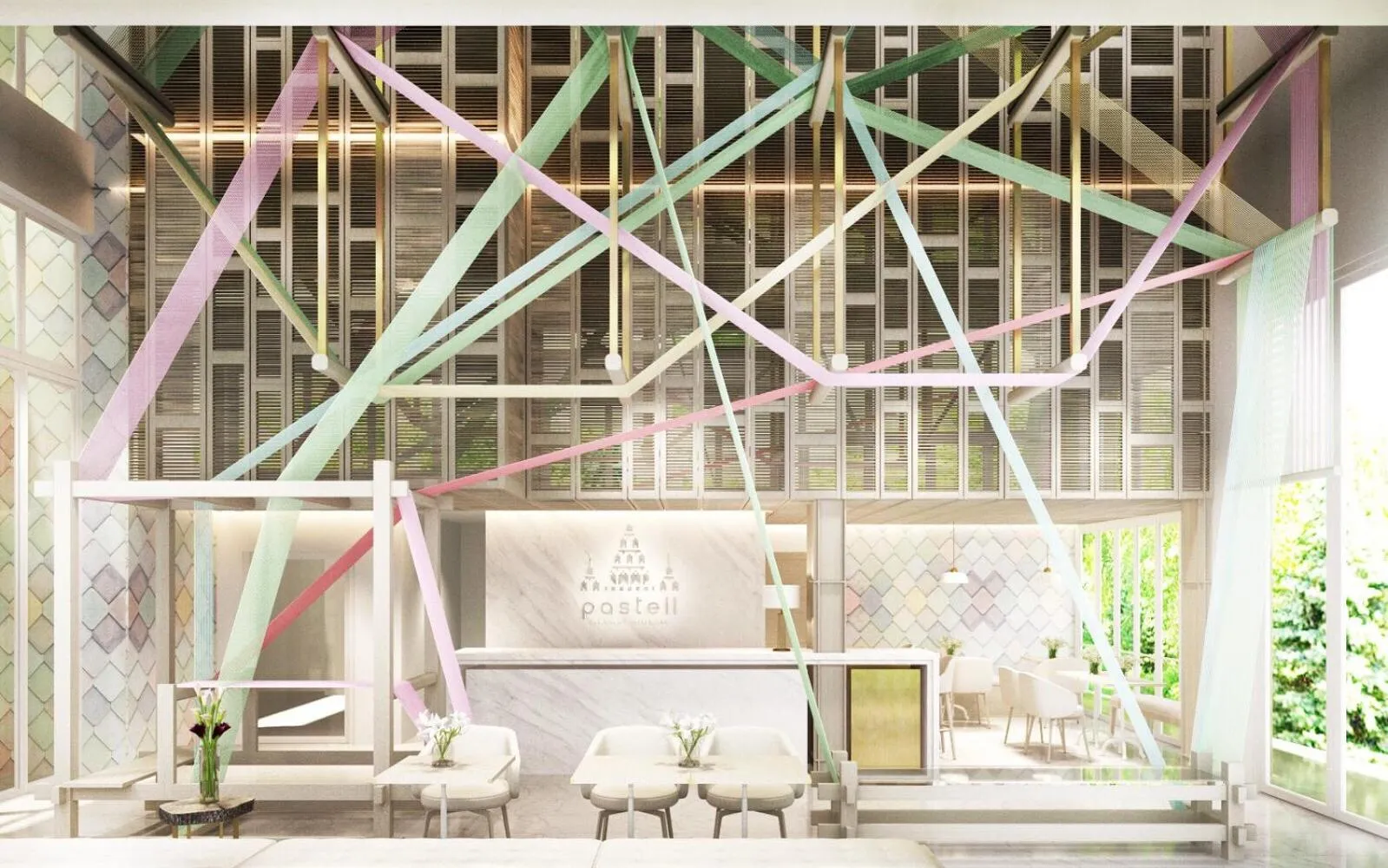 Property building in Pastell Oldtown Chiang Mai