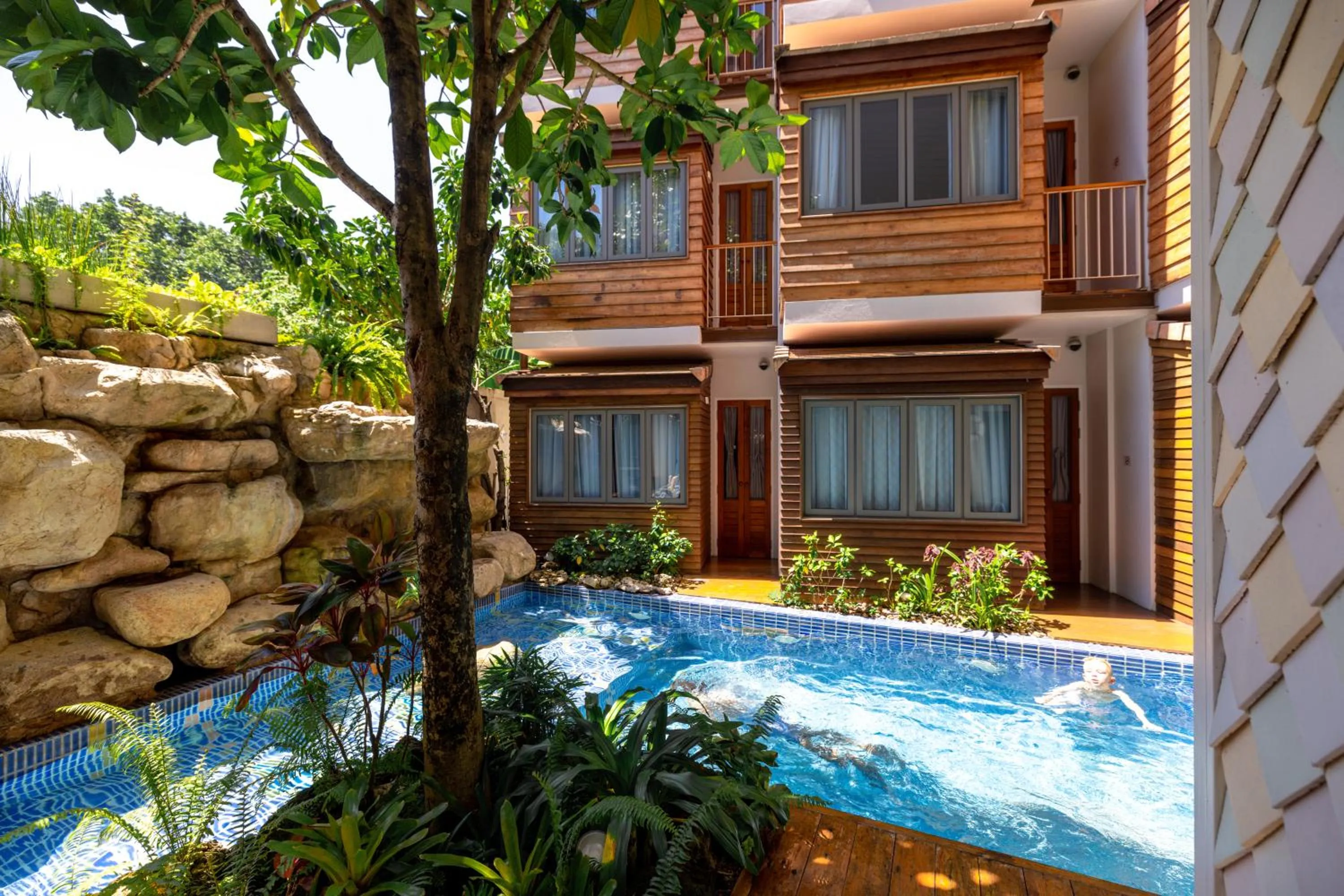 Pool view in Pastell Oldtown Chiang Mai