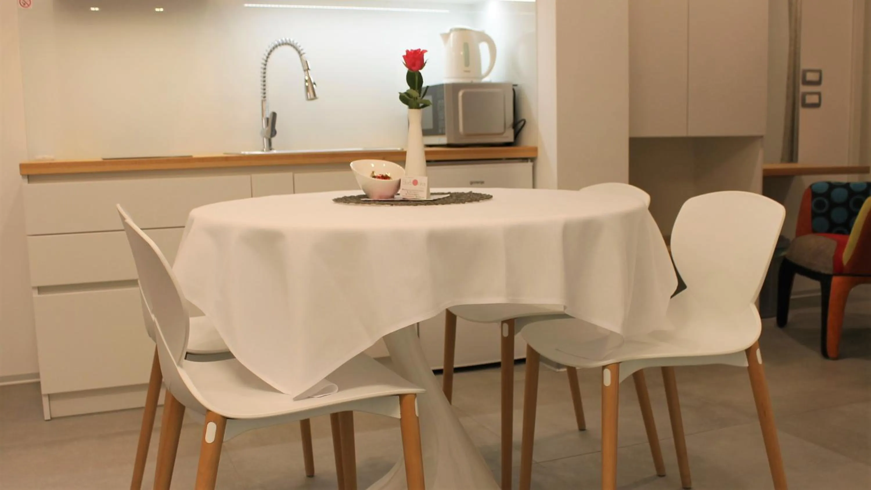 Dining area in Vila Burbonka