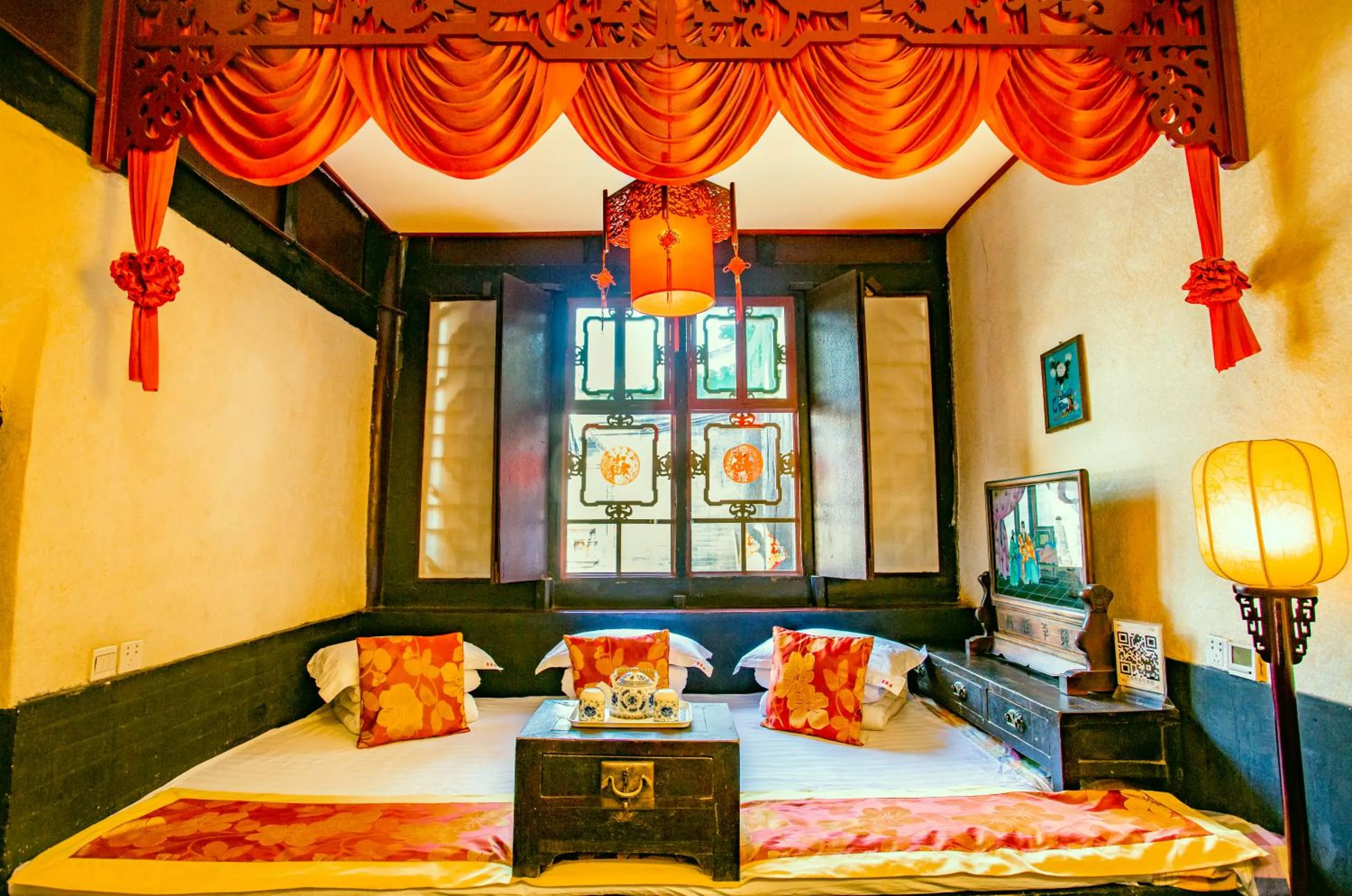 Bedroom, Bed in Pingyao Ji Family Courtyard Inn