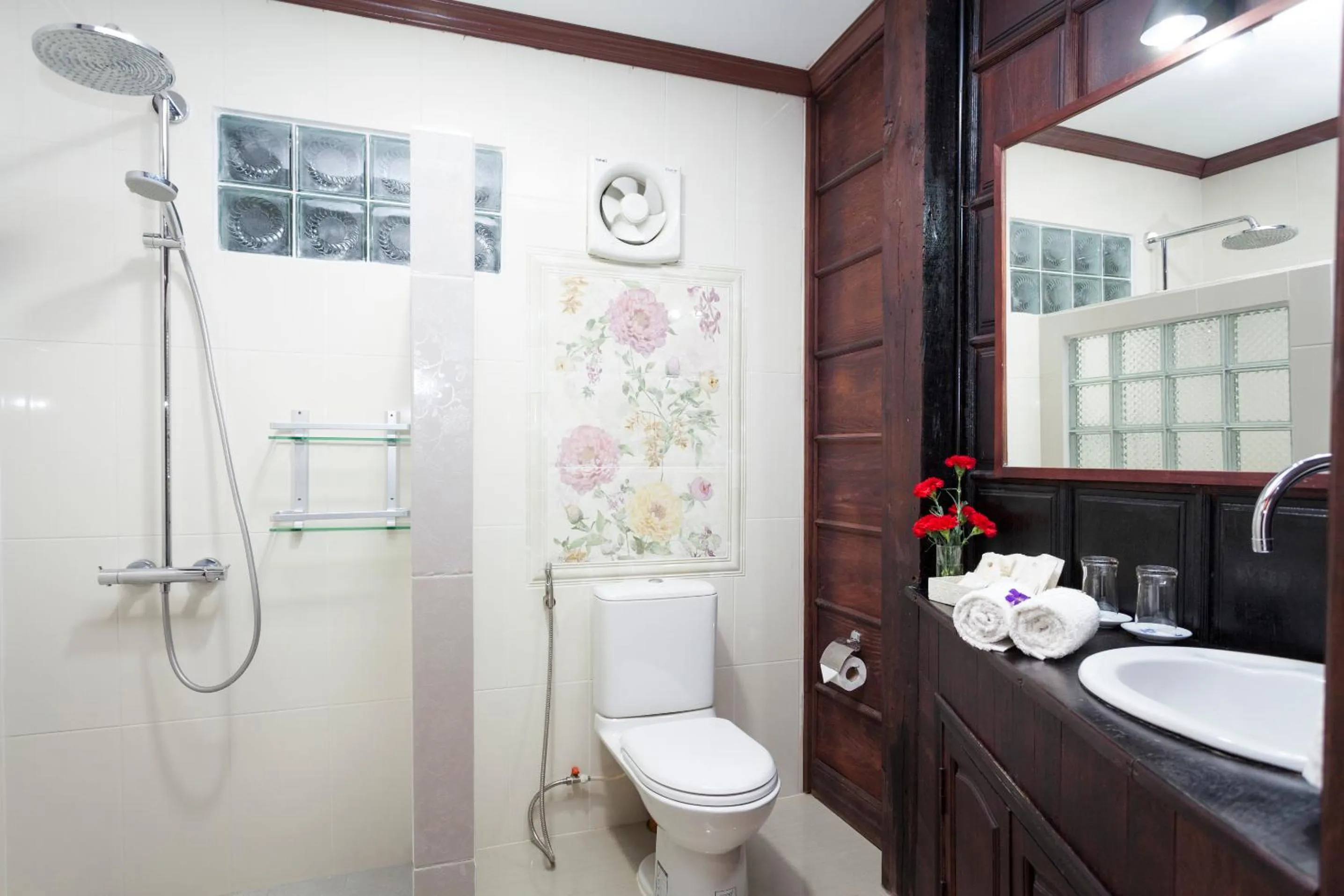 Bathroom in Chandara Boutique Hotel