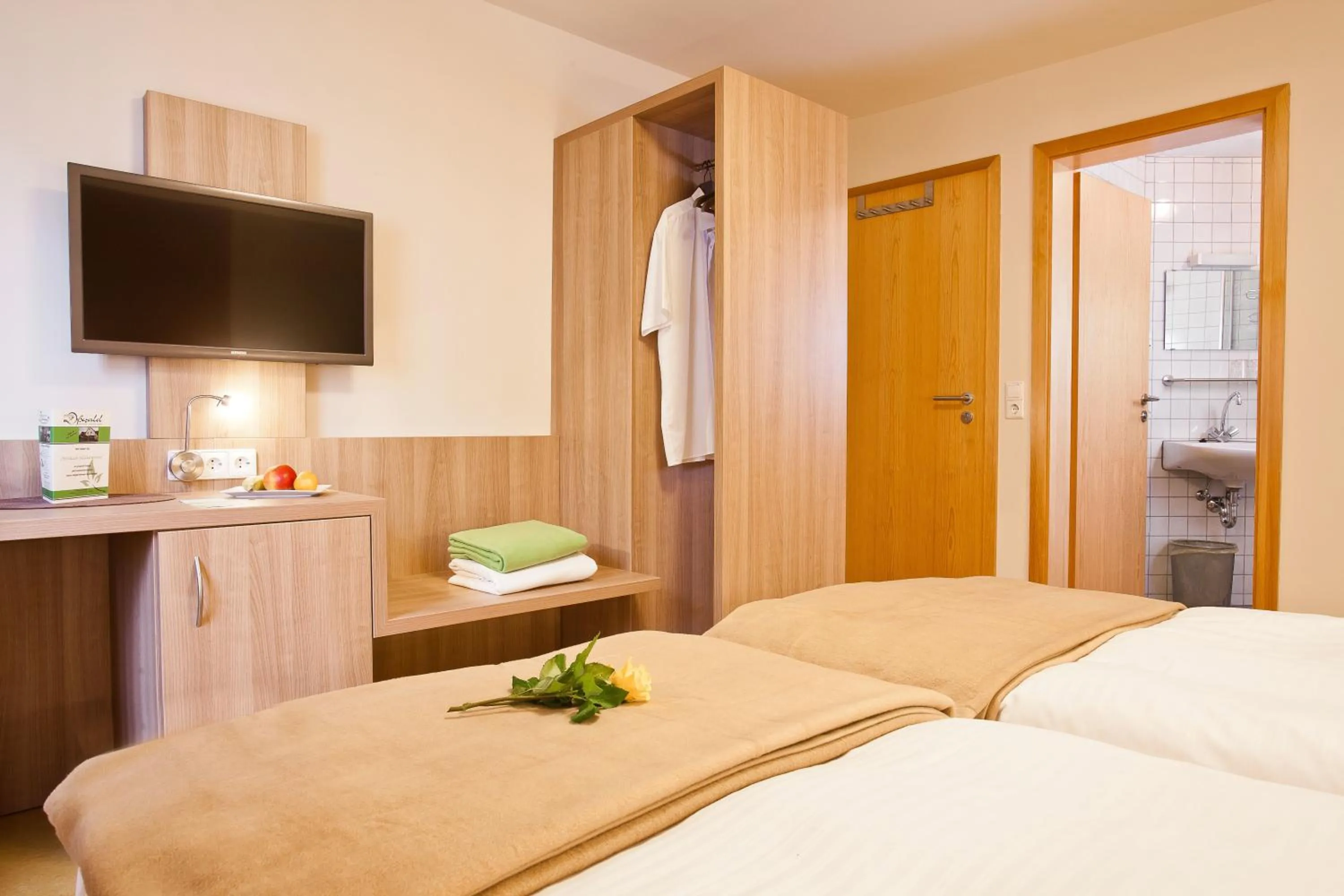 Decorative detail, Bed in Landhotel Oßwald