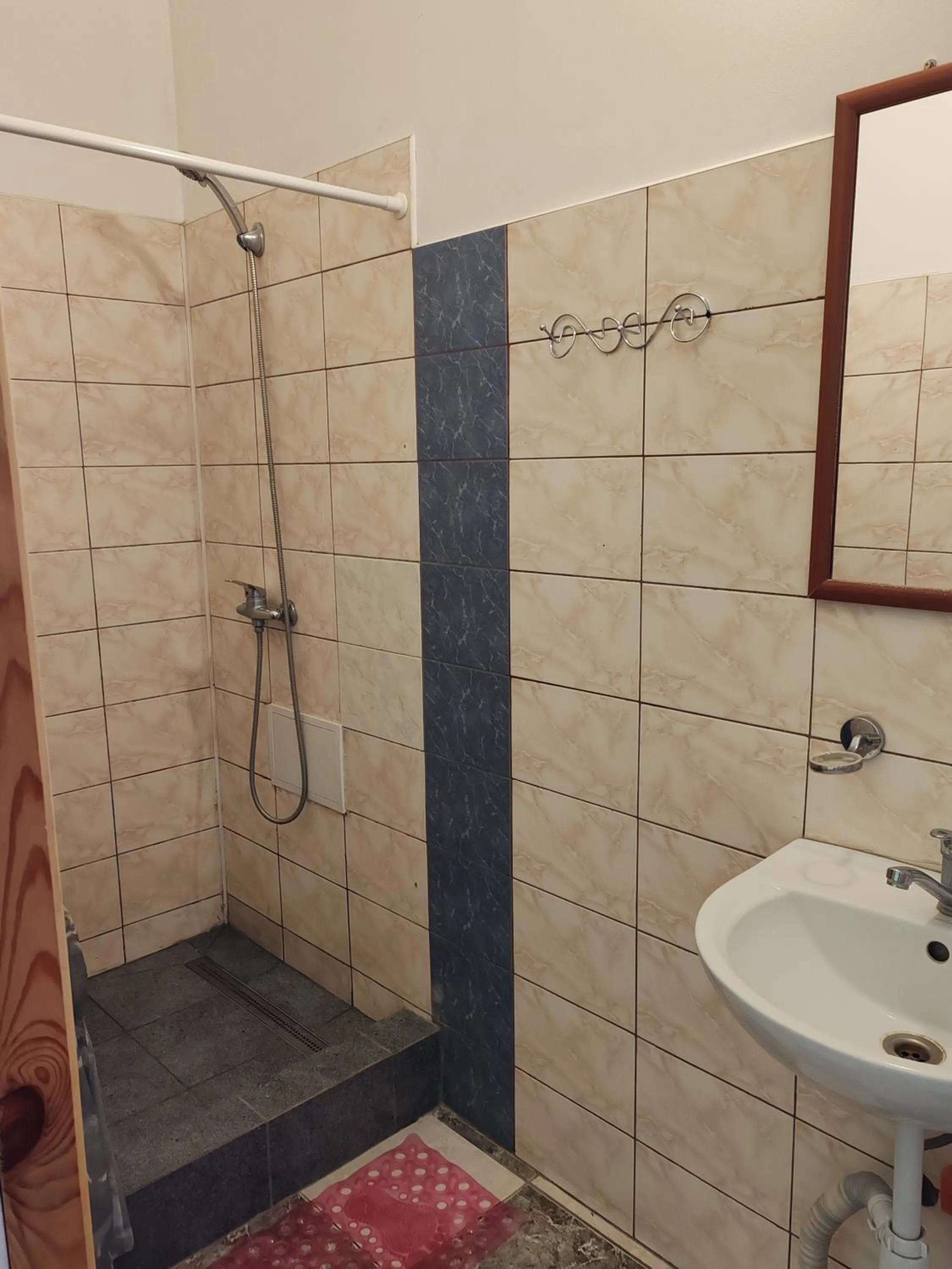 Shower in Hotel Ludza